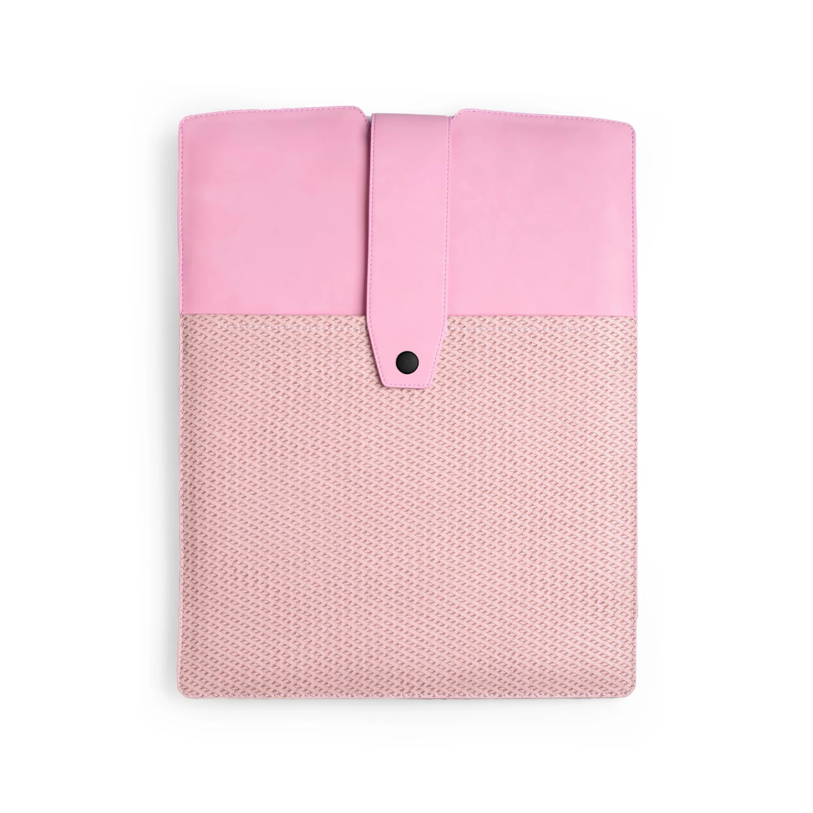 Mobigon Professional Laptop Sleeve for 14-inch Laptops, Premium Synthetic Leather Business Case, Portable Carrying Bag Compatible for iPad, Tablet, Lenovo, HP, Dell, Asus, MacBook - Dusty Pink