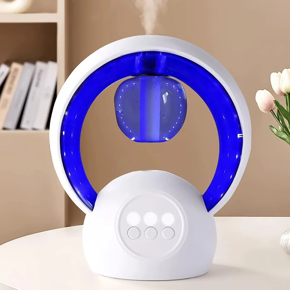 Mobigon 3 in 1 Essential Oil Diffuser, Pest Repeller and Colorful Light for Bedroom, USB Rechargeable Low Noise Electric Repeller Night Lamp, (Style 1)