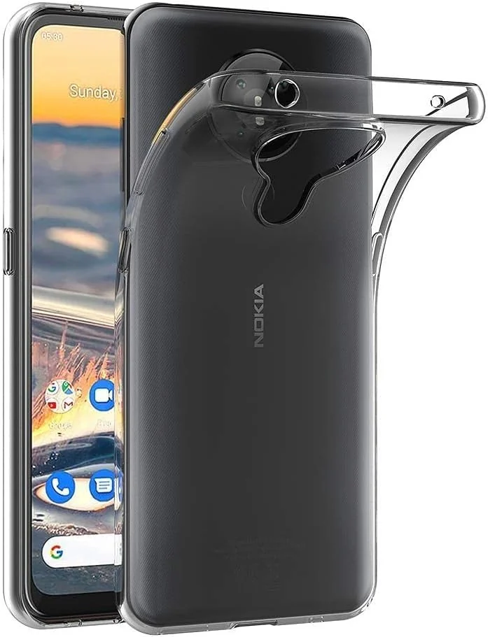 DL3 Mobilak Case Compatible with Nokia 5.3, Case Crystal Soft TPU Gel Case Flexible Silicone Anti-Scratch TPU Cover - Clear