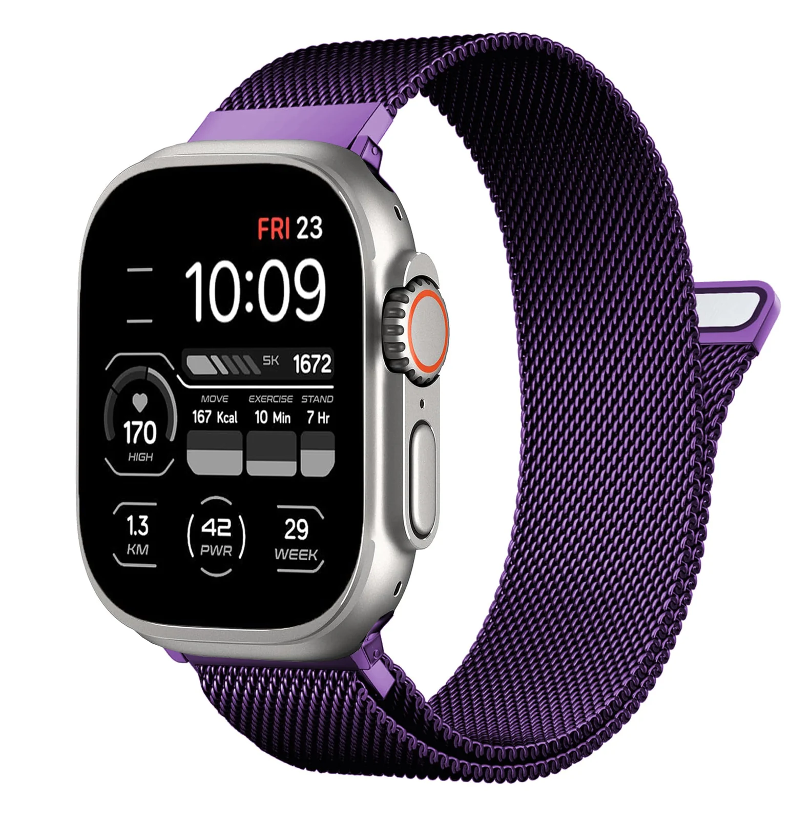 38mm/40mm/41mm — DL3 MOBILAK Milanese Loop Compatible With Apple Watch 38mm 40mm 41mm 42mm(Series 11 10), Stainless Steel Mesh Band Magnetic Clasp, Adjustable Metal Strap for iWatch Series 11 10 9 8 7 6 5 4 3 2 1 SE