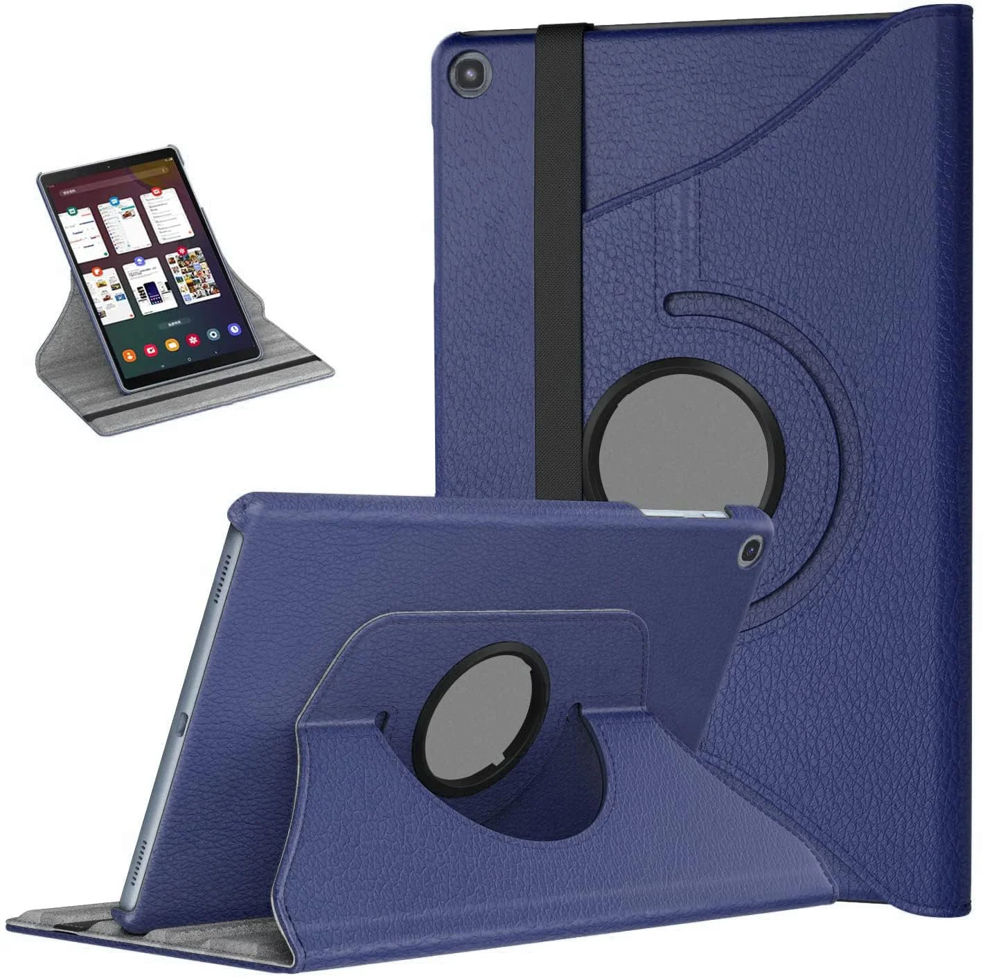 DL3 Mobilak Protective Cover for Samsung Galaxy Tab S6 Lite 2024/2022/2020 10.4 inch Tablet, 360° Rotatable Smart Stand, Leather Folio Flip Cover with Multi-Angle Viewing, Auto Wake Sleep