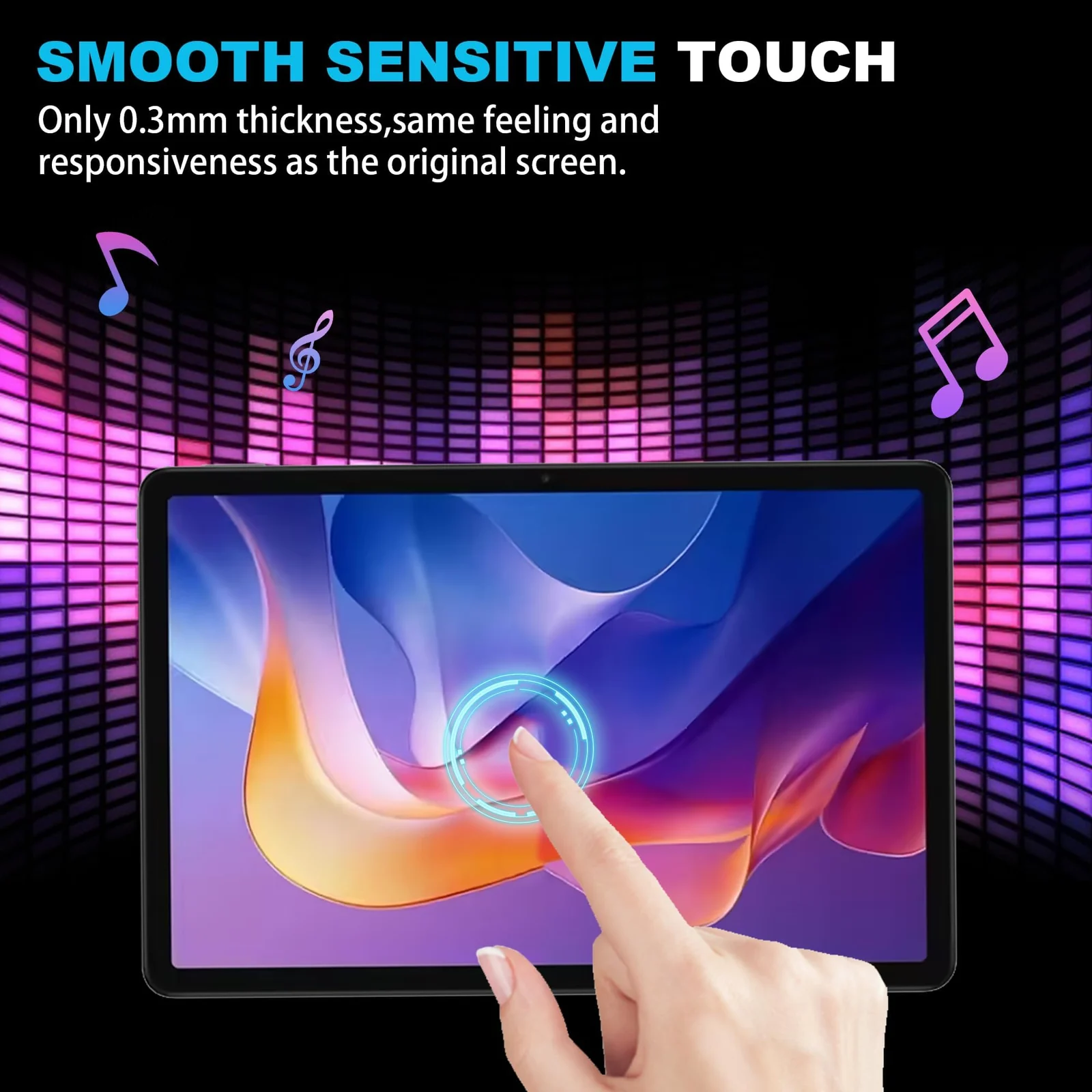 DL3 Mobilak Screen Protector For Xiaomi Redmi Pad 2 2025 11 inch Tempered Glass Film [HD Crystal ] [Easy Installation] [Scratch Resistant] [9H Hardness] - Clear
