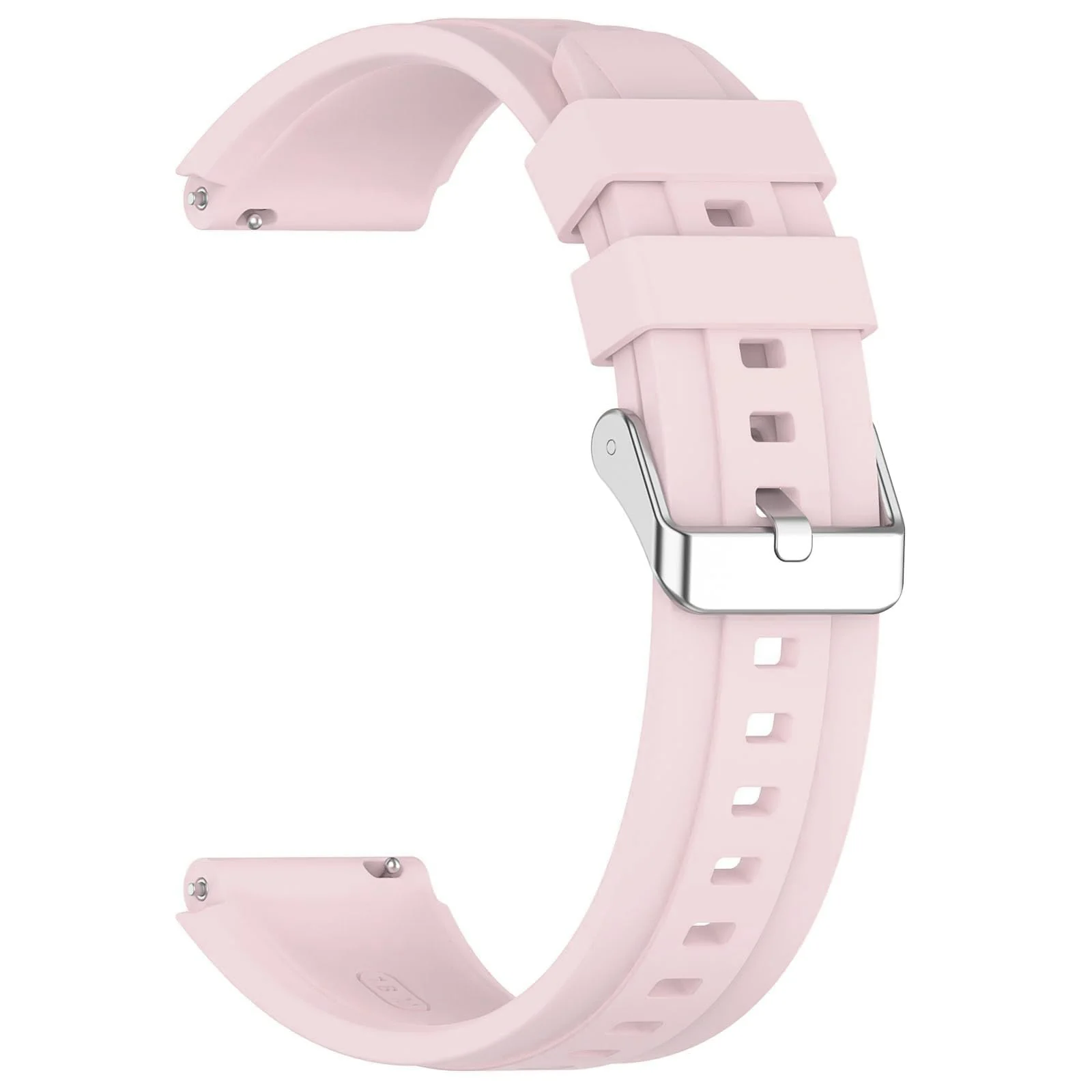 DL3 Mobilak Strap Compatible with Huawei Watch GT5 Pro 42mm / GT5 41mm / GT4 41mm / Garmin Venu 3S / Forerunner 265S / Fossil Women's Gen 6, 18mm Soft Silicone Replacement Bands - Pink