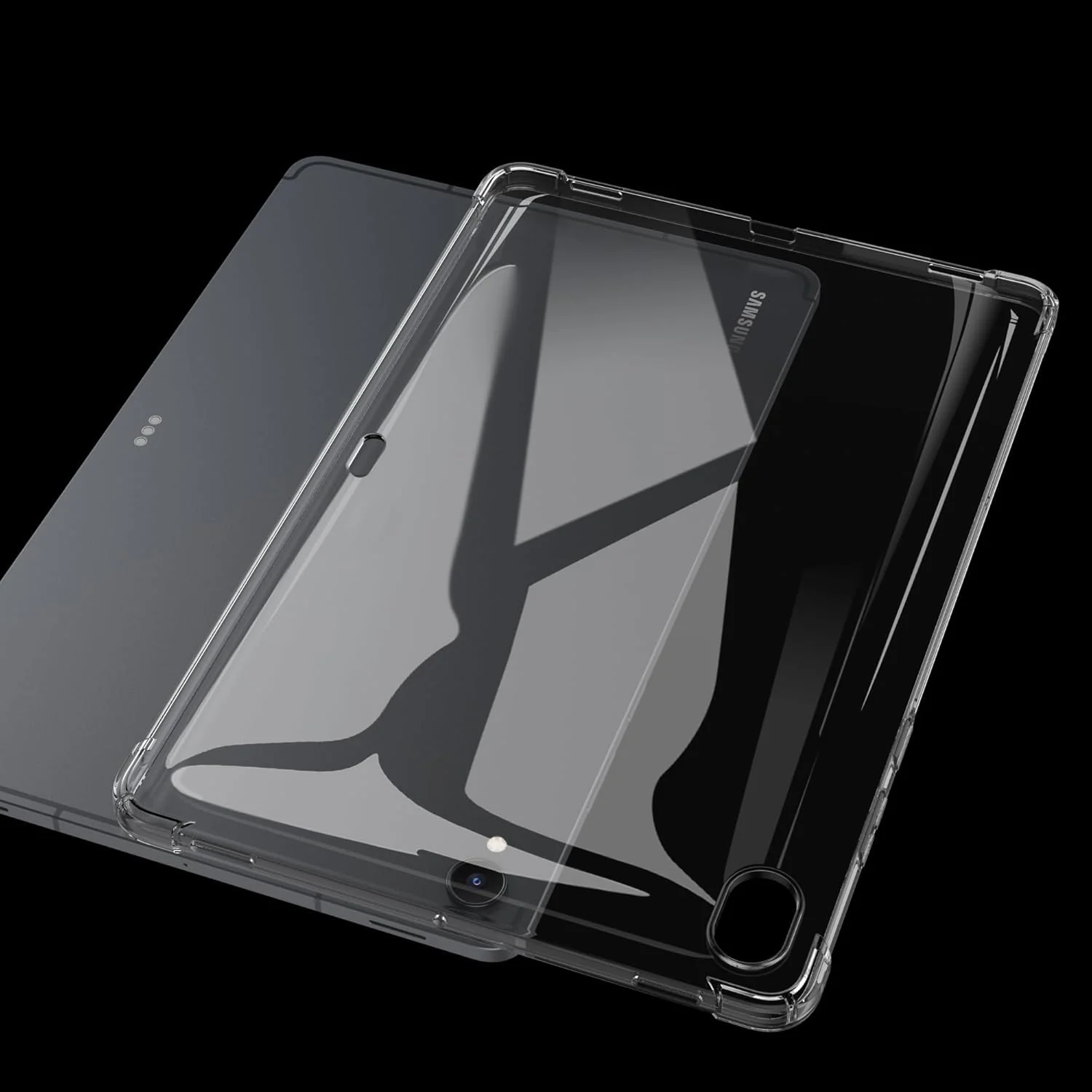 DL3 Mobilak Case For Samsung Galaxy Tab S11 11 Inch (SM-X730/X736B), Ultra Thin Silicone Shockproof Back Shell HD TPU Protective Cover - Clear