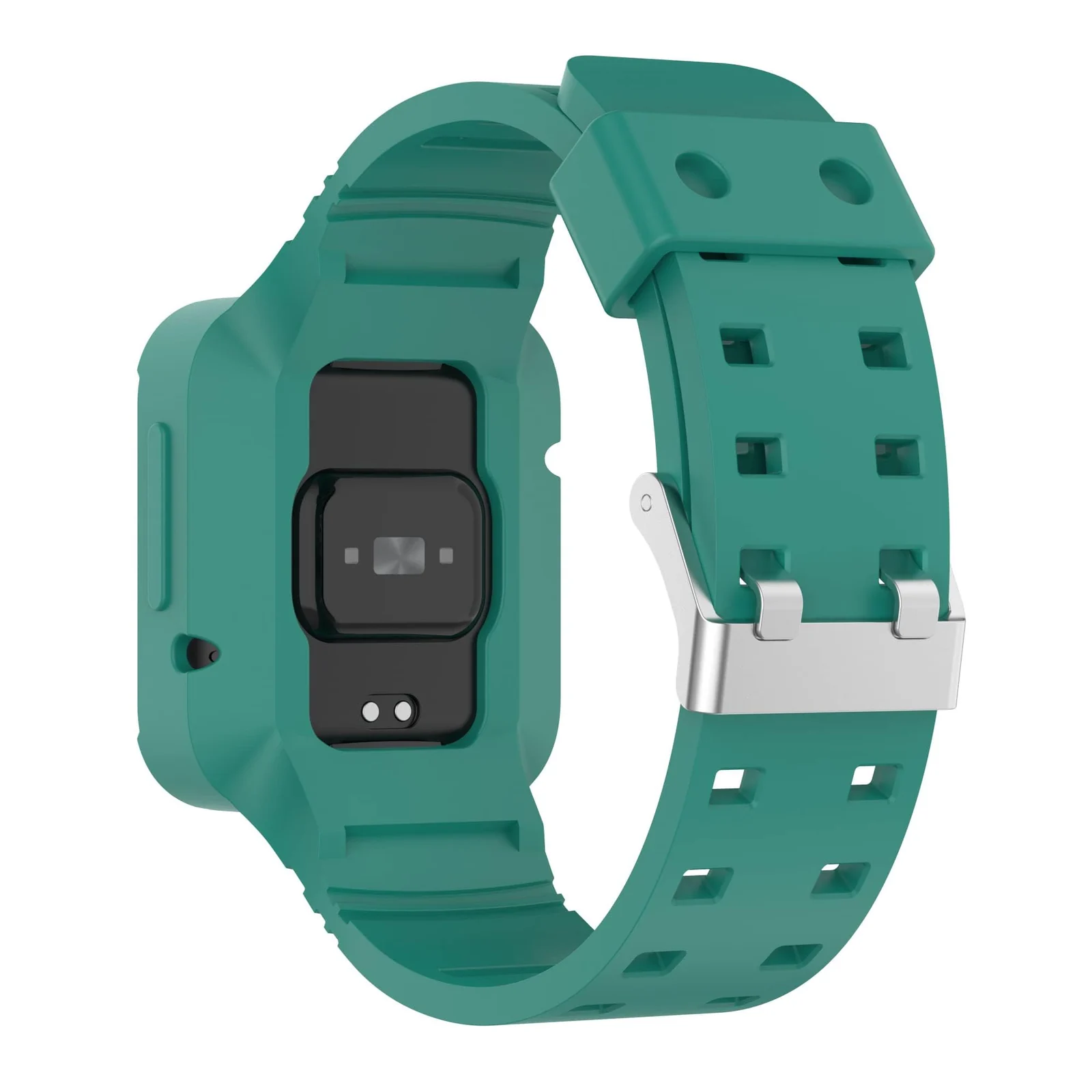 DL3 MOBILAK Replacement Wrist Band Compatible with Xiaomi Redmi Watch 2 Lite/Mi Watch Lite/Poco Watch/Redmi Watch 2/Horloge 2, Adjustable Soft Silicone Wrist Strap with Cover - Pine Green