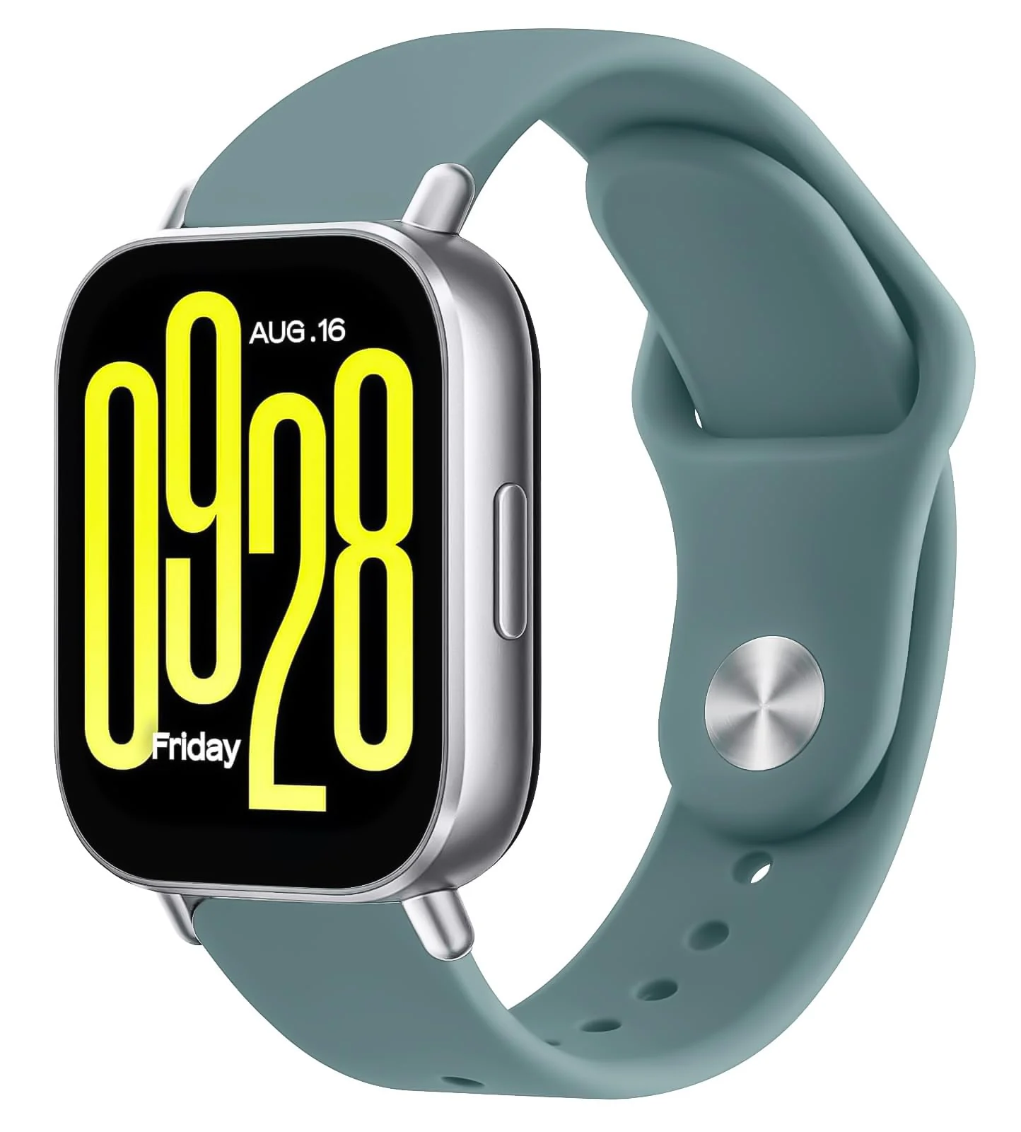 DL3 Mobilak Straps Compatible with Xiaomi Redmi Watch 5 Active/Redmi Watch 5 Lite Bracelets for Men Women, 22mm Soft Silicone Strap, Waterproof Adjustable Band Sports Replacement - Pine Green
