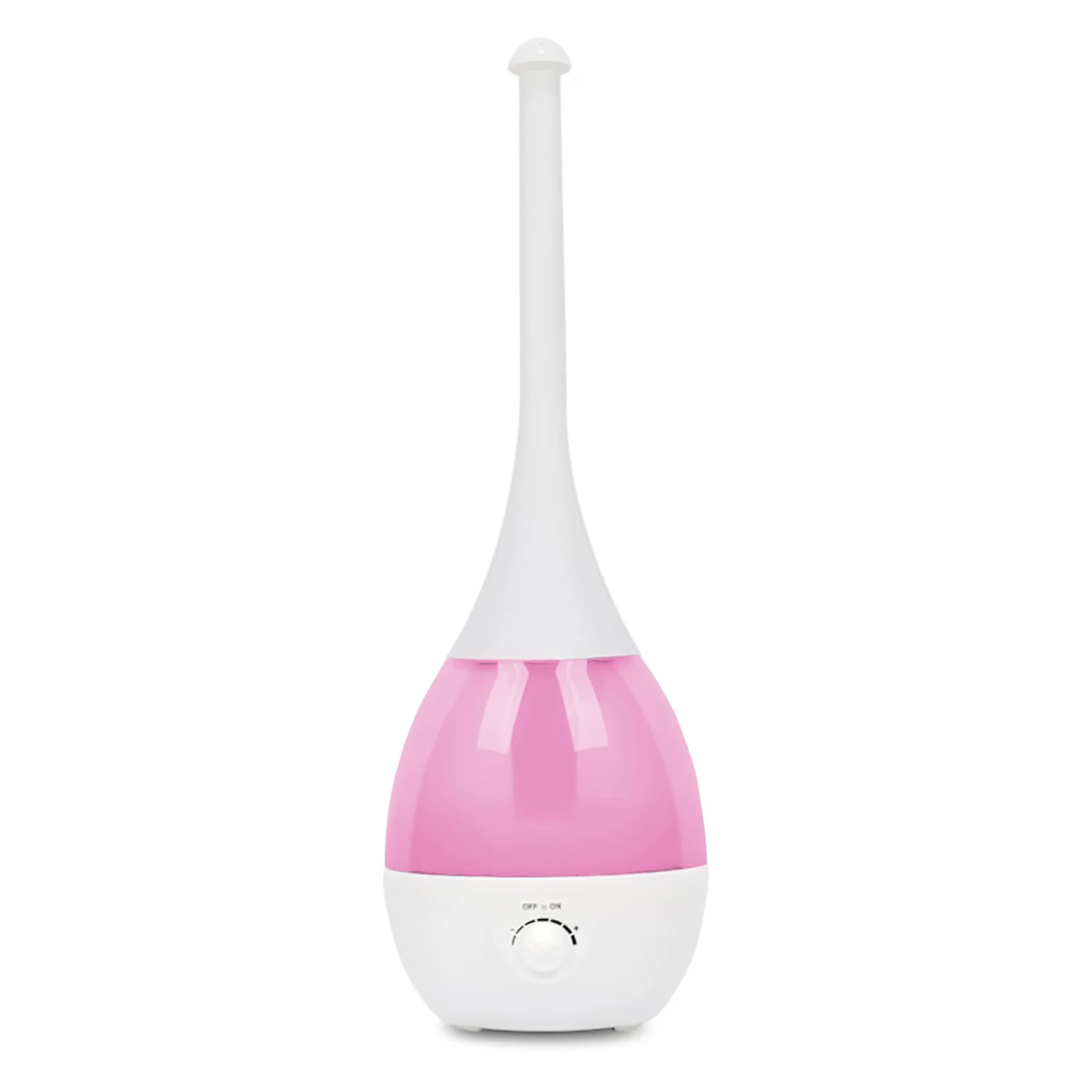 Mobigon 2.6 Litres Humidifier for Room, Cool Mist Ultrasonic Humidifier / Essential Oil Diffuser, Super Quiet 360°Nozzle, Colorful Change, Auto Shut Off&UV Light& - A.pink