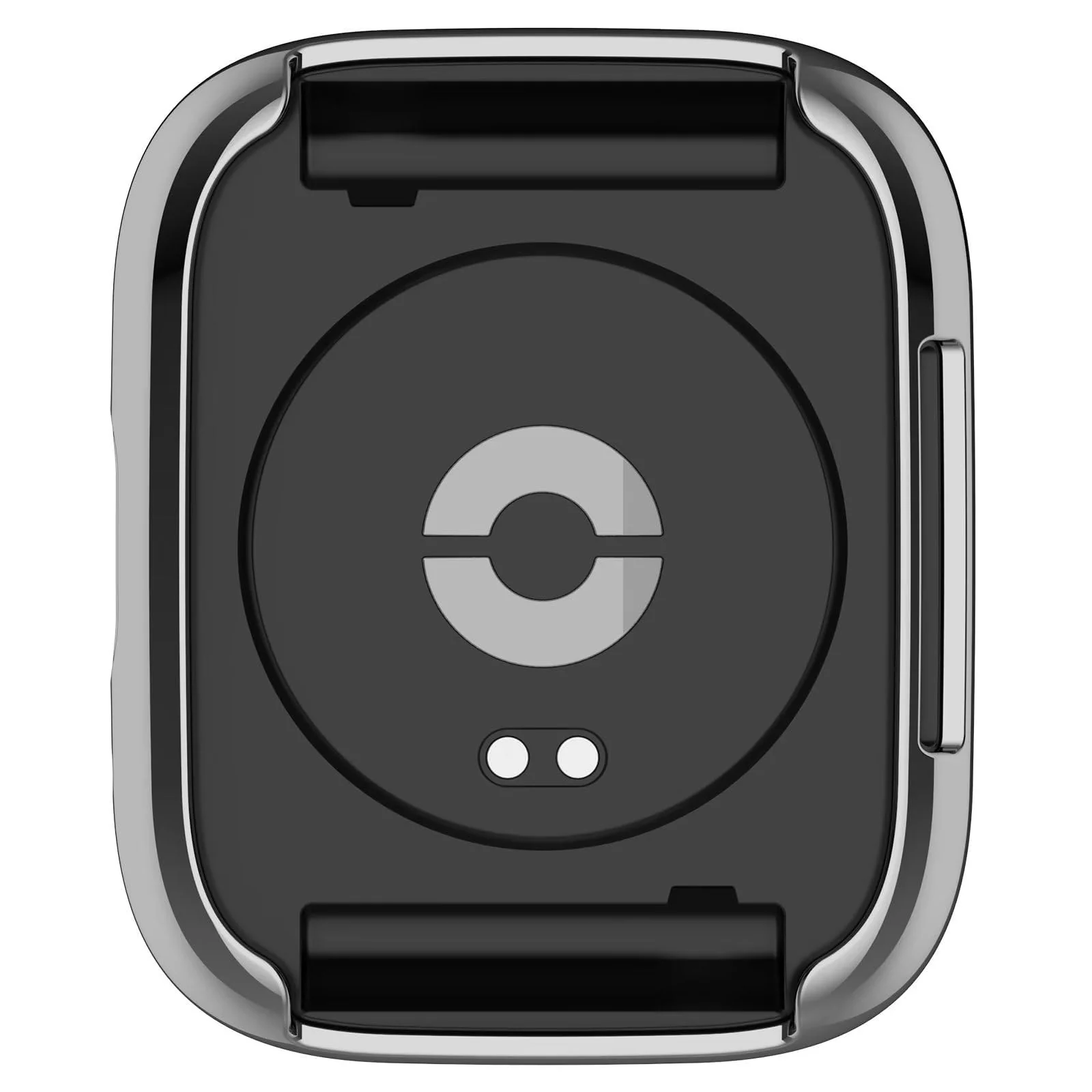 DL3 Mobilak Case for Xiaomi Redmi Watch 3 Lite/Redmi Watch 3 Active All-Around with Built-in Screen Protector Watch Soft TPU Shockproof Cover Slim Guard Thin Bumper Shell Protector - Silver