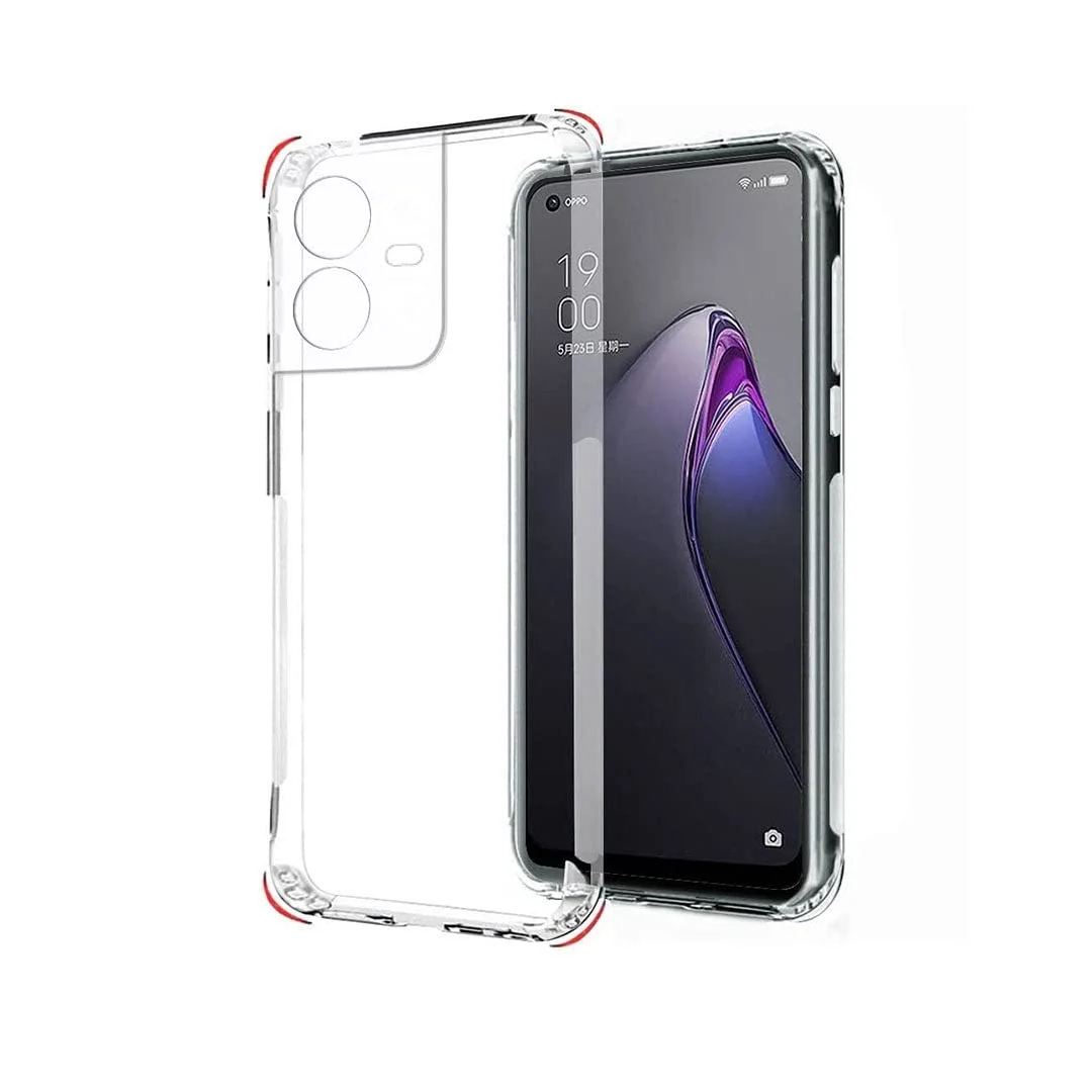 DL3 Mobilak Case Compatible with vivo Y35 4G / vivo Y22s / Y22, Cover Silicone TPU Gorilla Anti-shock Protector Camera Shockproof Corners - Clear