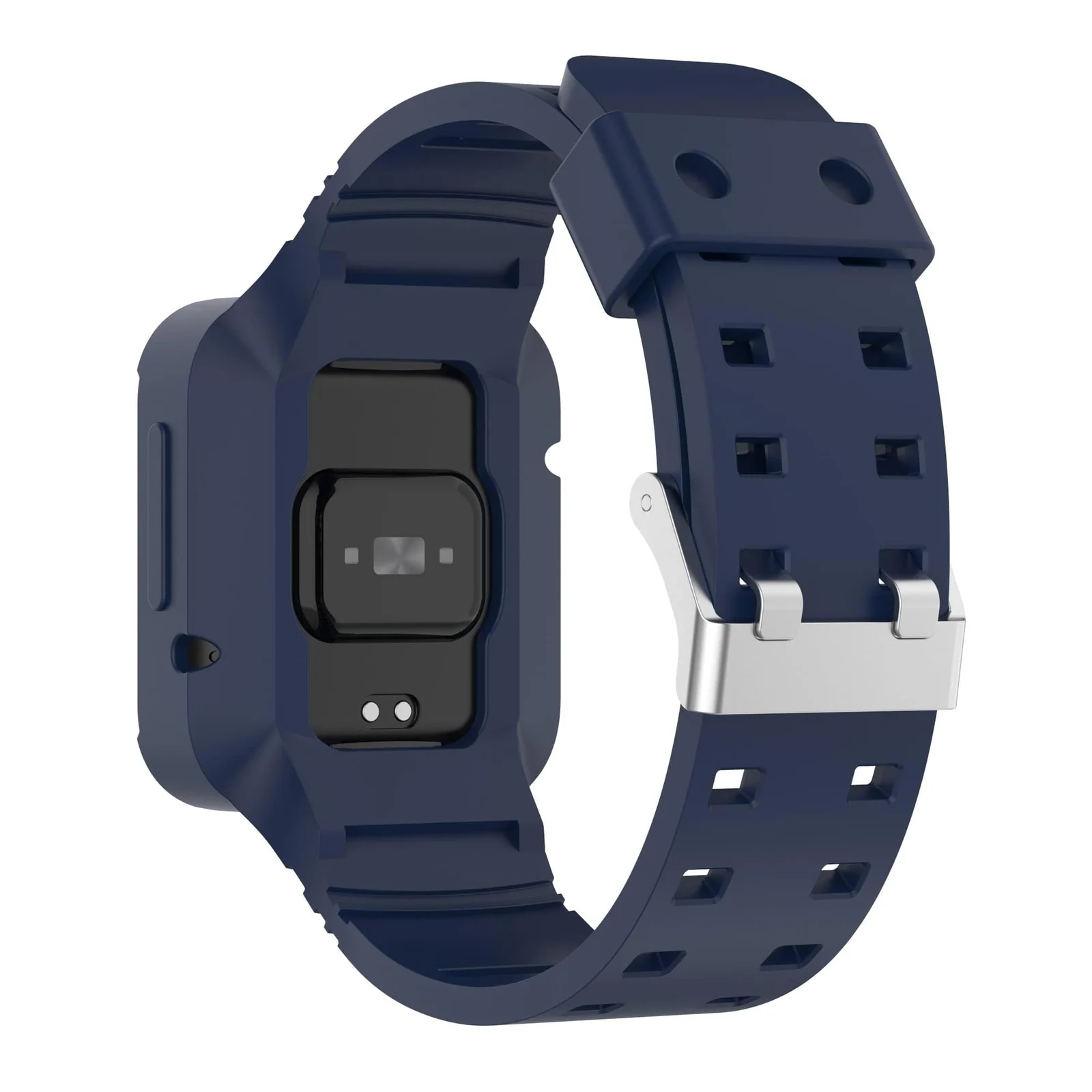 DL3 MOBILAK Replacement Wrist Band Compatible with Xiaomi Redmi Watch 2 Lite/Mi Watch Lite/Poco Watch/Redmi Watch 2/Horloge 2, Adjustable Soft Silicone TPU Wrist Strap with Cover - Blue