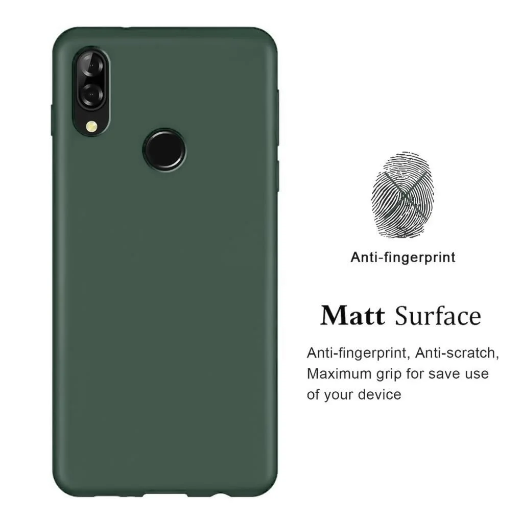 DL3 Mobilak Silicone Protective Case for Huawei nova 3i, Shock-absorbing protection, Scratch-resistant surface, Soft microfiber lining - Green
