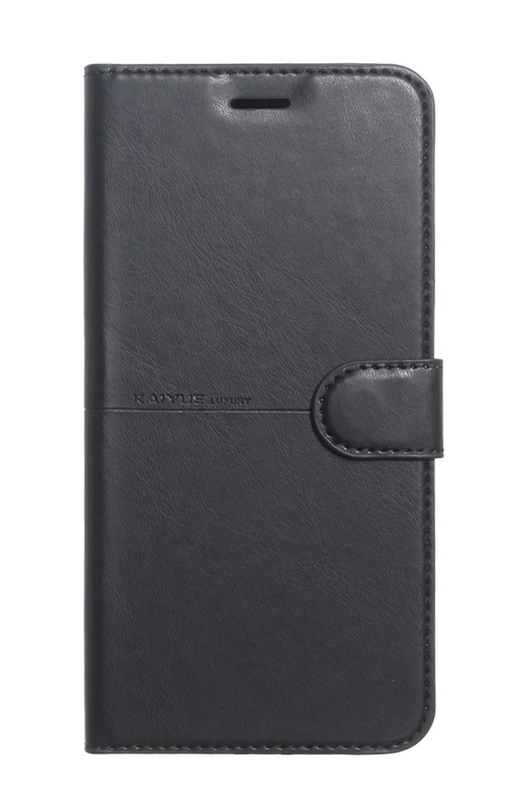 Dl3 Mobilak Case Compatible with Realme 9i Kaiyue Flip Leather Case Cover (Black)