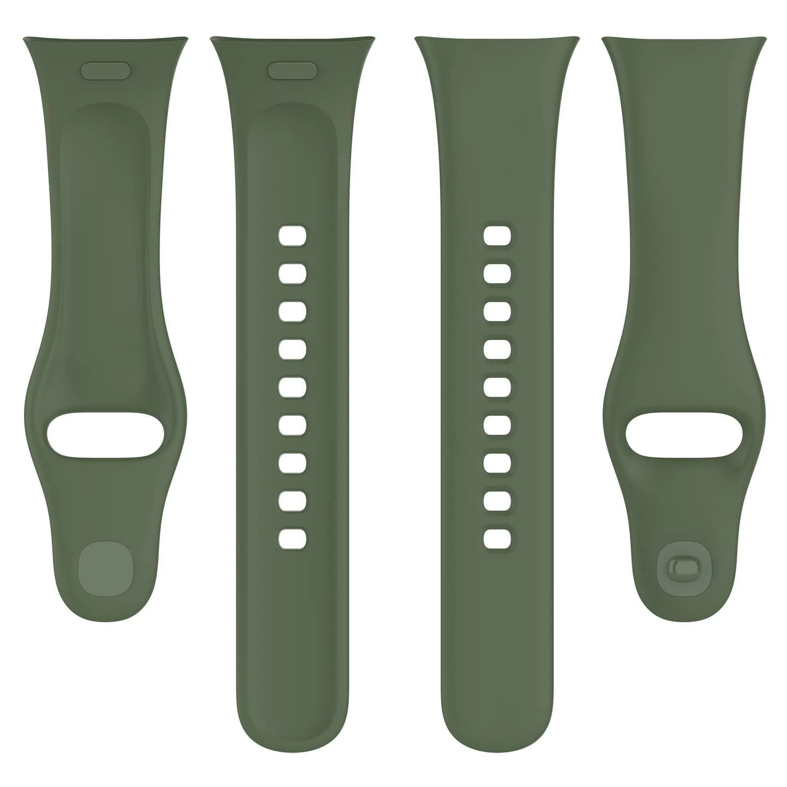 DL3 Mobilak Strap Watch Silicone Compatible With Xiaomi Redmi Watch 3, Sport Silicone Watch Band Wrist Strap, Bracelet Wristband Wrist Strap for Redmi Watch3 - Dark Green