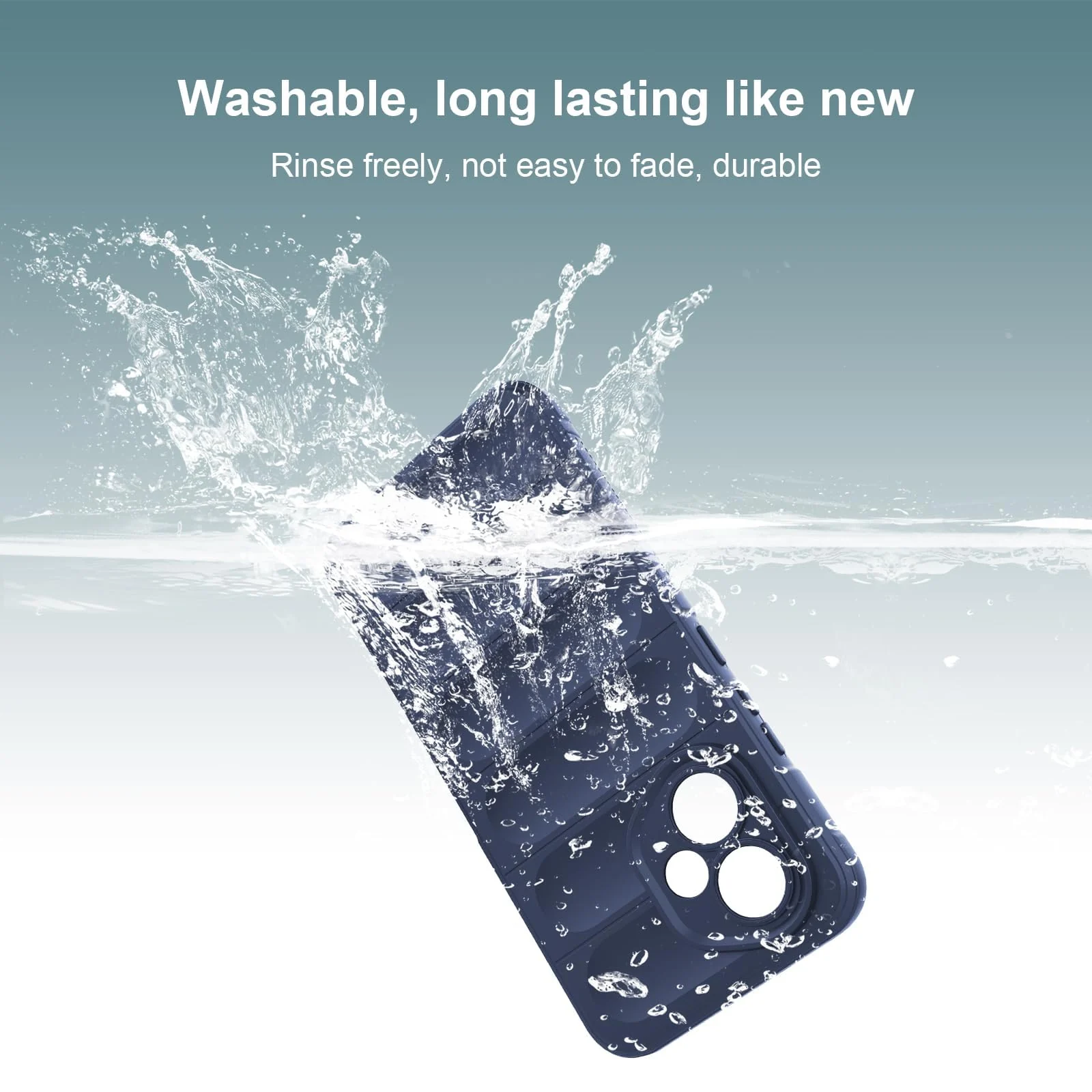 DL3 Mobilak Soft Silicone Protective Case for Honor 400 5G with Camera Protection and Shockproof Design - Blue