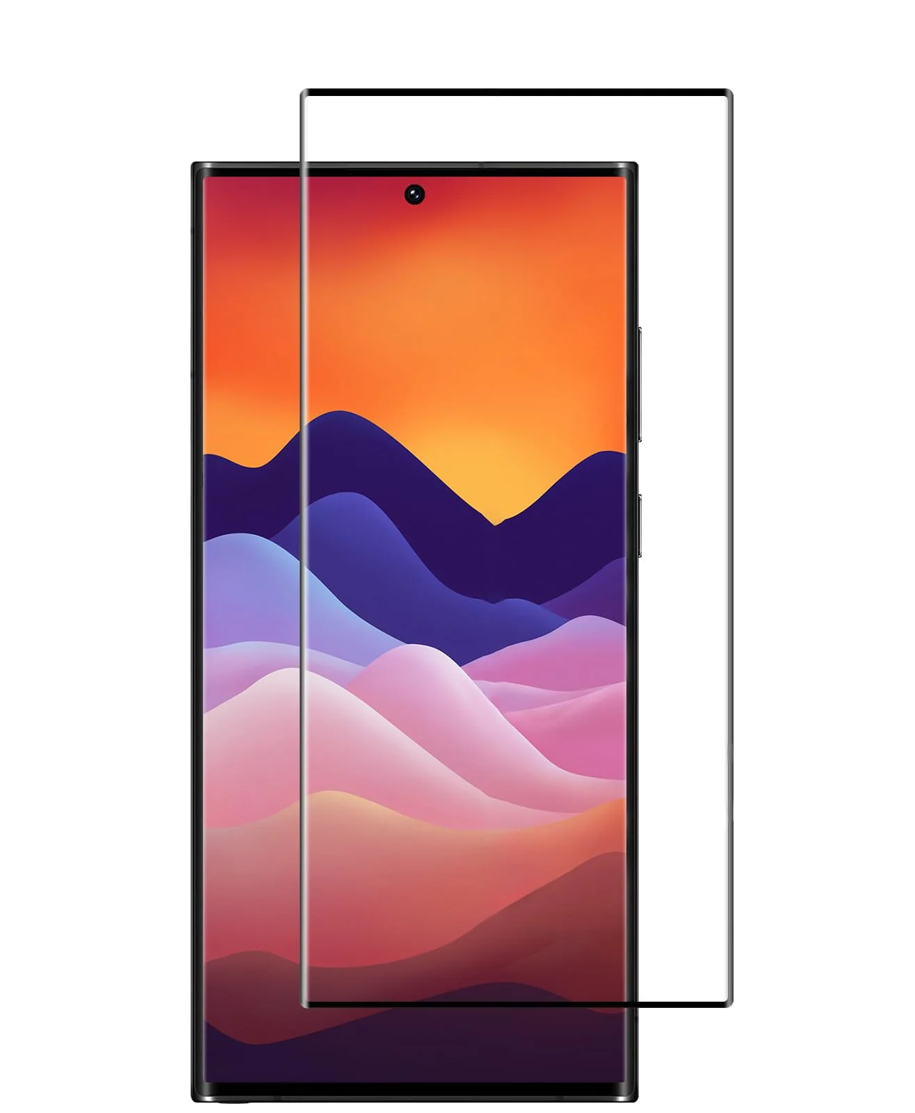 DL3 Mobilak Screen Protector for Samsung Galaxy S24 Ultra 5G, Tempered Glass Screen Saver Premium HD Protective, Scratch Resistant, NO-Bubble, 9H Hardness, Full Coverage Film for Samsung S24 Ultra - Clear