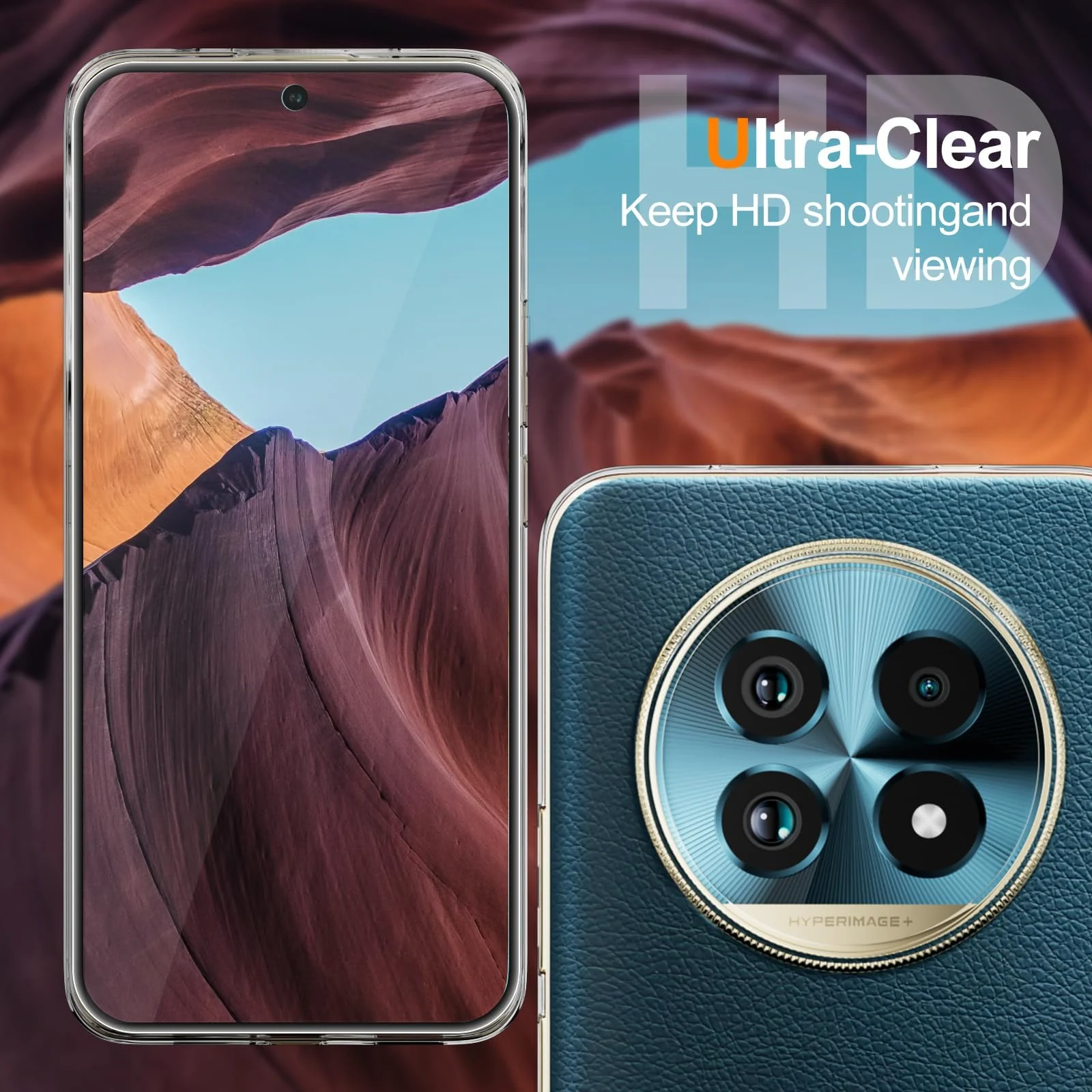 DL3 Mobilak Case Compatible with realme 13 Pro | realme 13 Pro+ Plus Case Crystal Soft TPU Gel Case Flexible Silicone Anti-Scratch Camera Protection TPU Cover - Clear