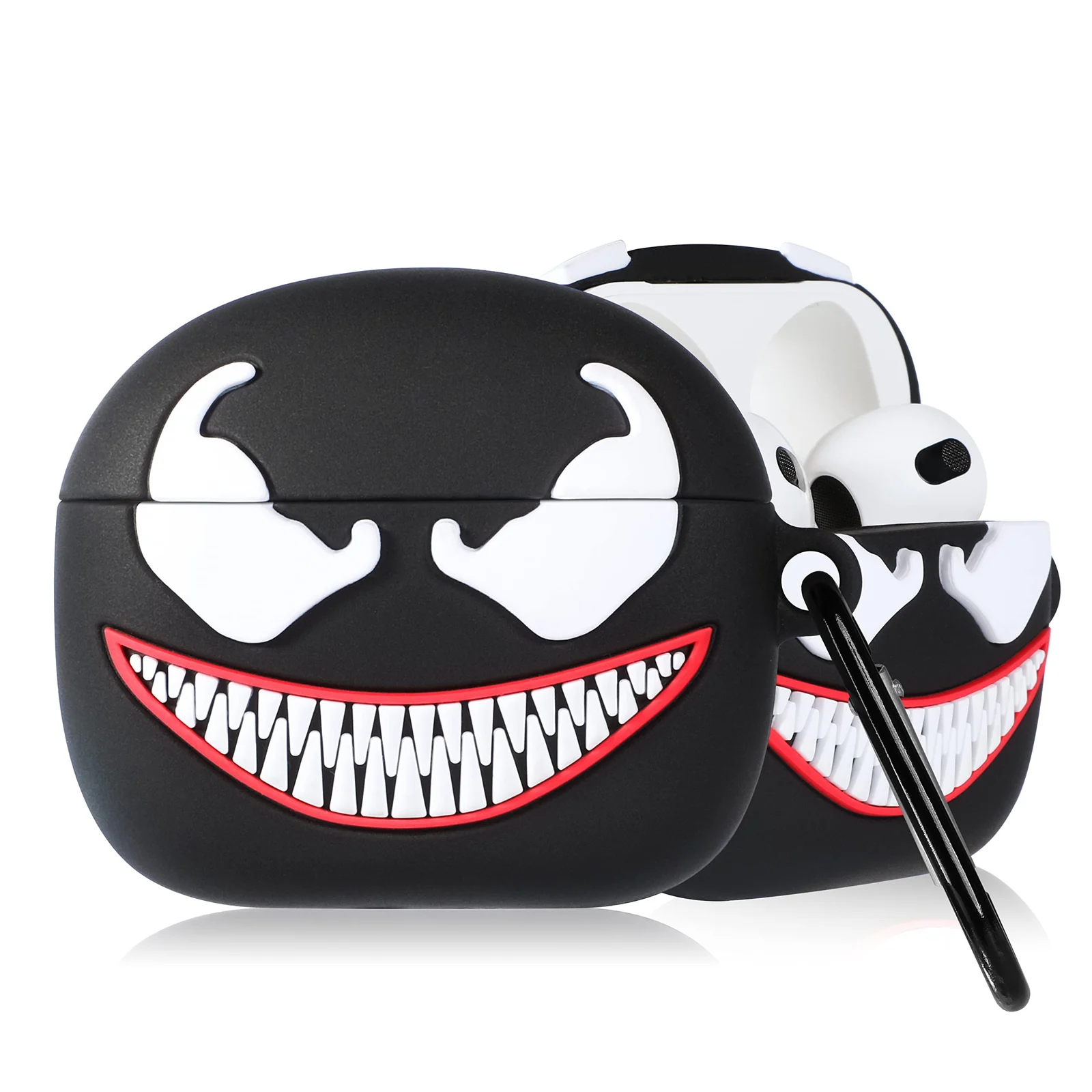 DL3 Mobilak For AirPods 3 Case Soft Silicone Shockproof Cover for Apple AirPods 3rd, New 3D Cute Cartoon Creative Fun Case Skin with Keychain Design for Air pods 3rd Charging Case (Style 5)