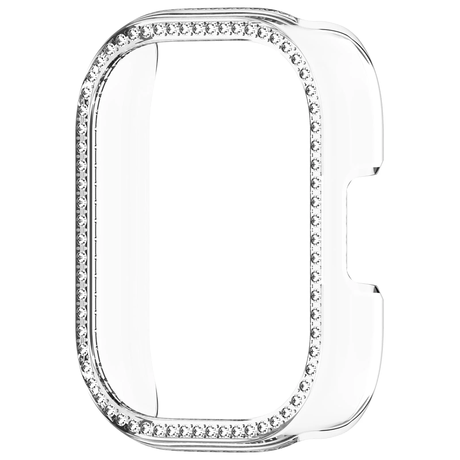 DL3 Mobilak Glitter Rhinestone Protective Case for Xiaomi Redmi Watch 5 Active - Clear