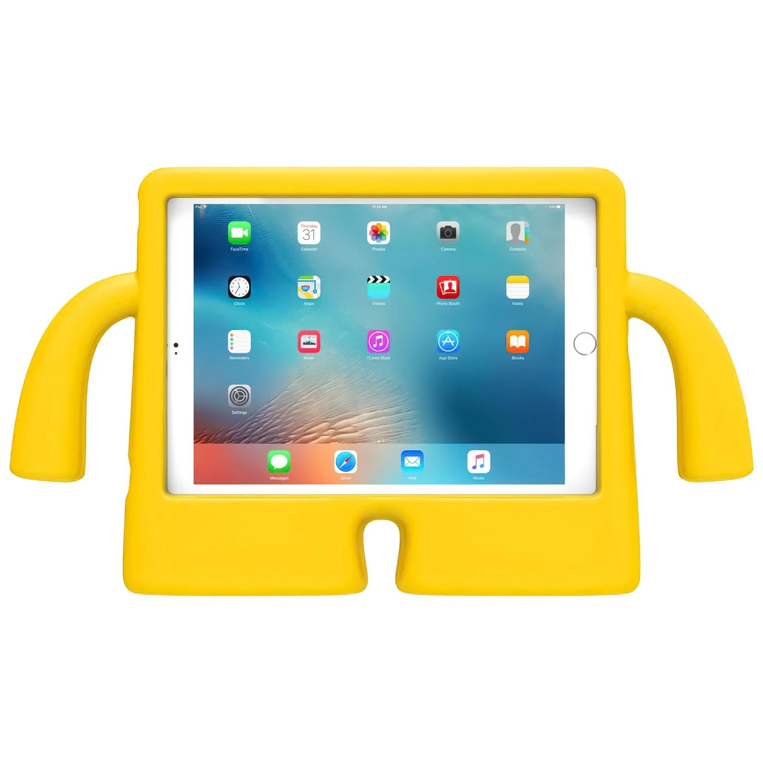 DL3 Mobilak Kids Case for iPad Air 5th/4th Generation, iPad 10th Generation Case 10.9'', iPad Pro 11 Inch Case 2022 2021 2020 Case Shockproof Heavy Duty Cute Cover for Boys Girls - Yellow