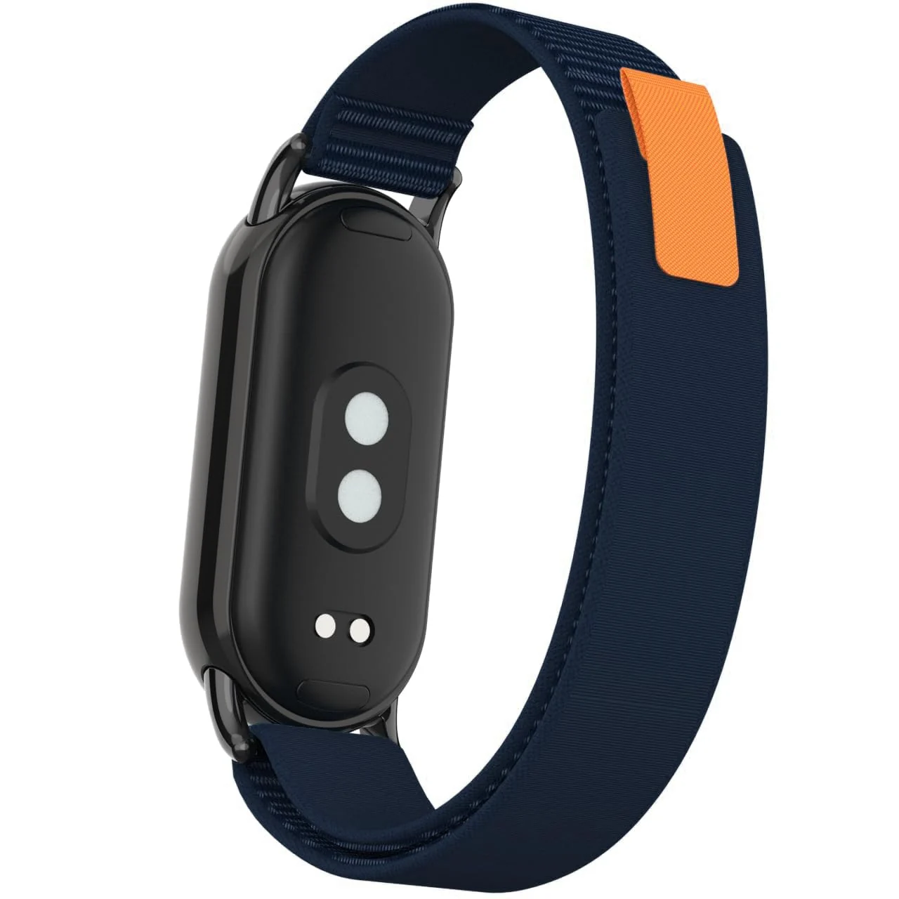 DL3 Mobilak Sport Bands Nylon For Xiaomi Mi Band 10/9/8 Men Women, Adjustable Elastic Breathable Soft Stretchy Wristband Loop Replacement Strap for Xiaomi Smart Band 8/9/10 - Blue