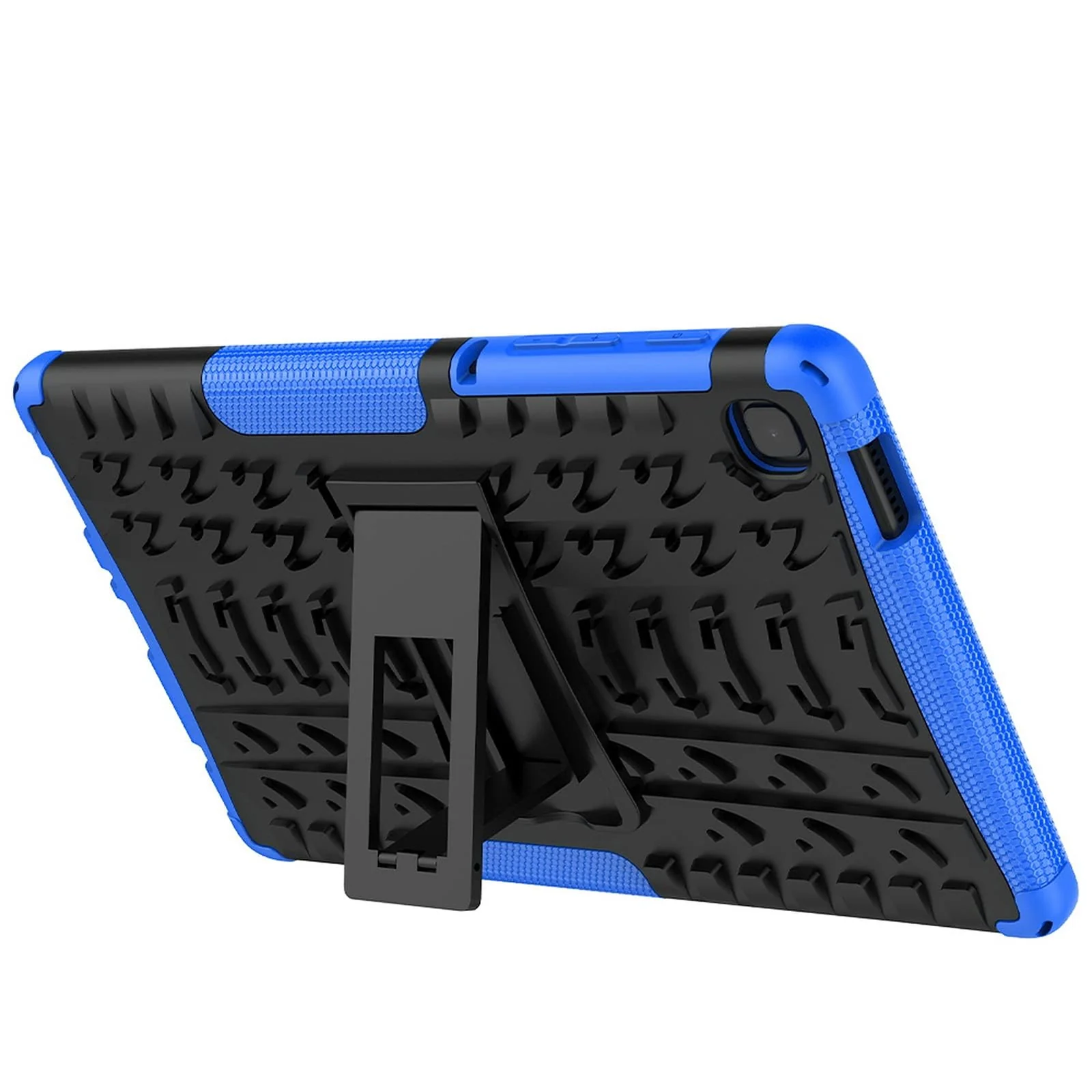 DL3 Mobilak Case For Samsung Galaxy Tab A7 Lite 8.7 Inch 2021 Model (SM-T220/T225/T227), Hybrid Rugged Armor Heavy Duty 2 in 1 TPU + PC Combo Dual Layer Shockproof Case with Kickstand - Blue