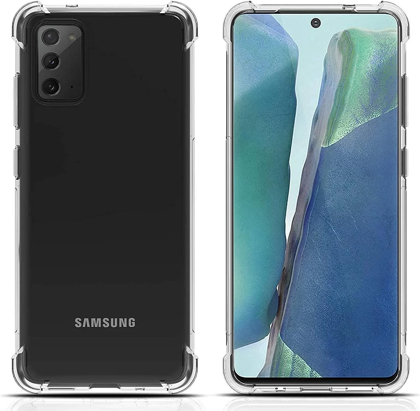 DL3 MOBILAK Clear Soft TPU Phone Case for Samsung Galaxy Note 20 - Clear