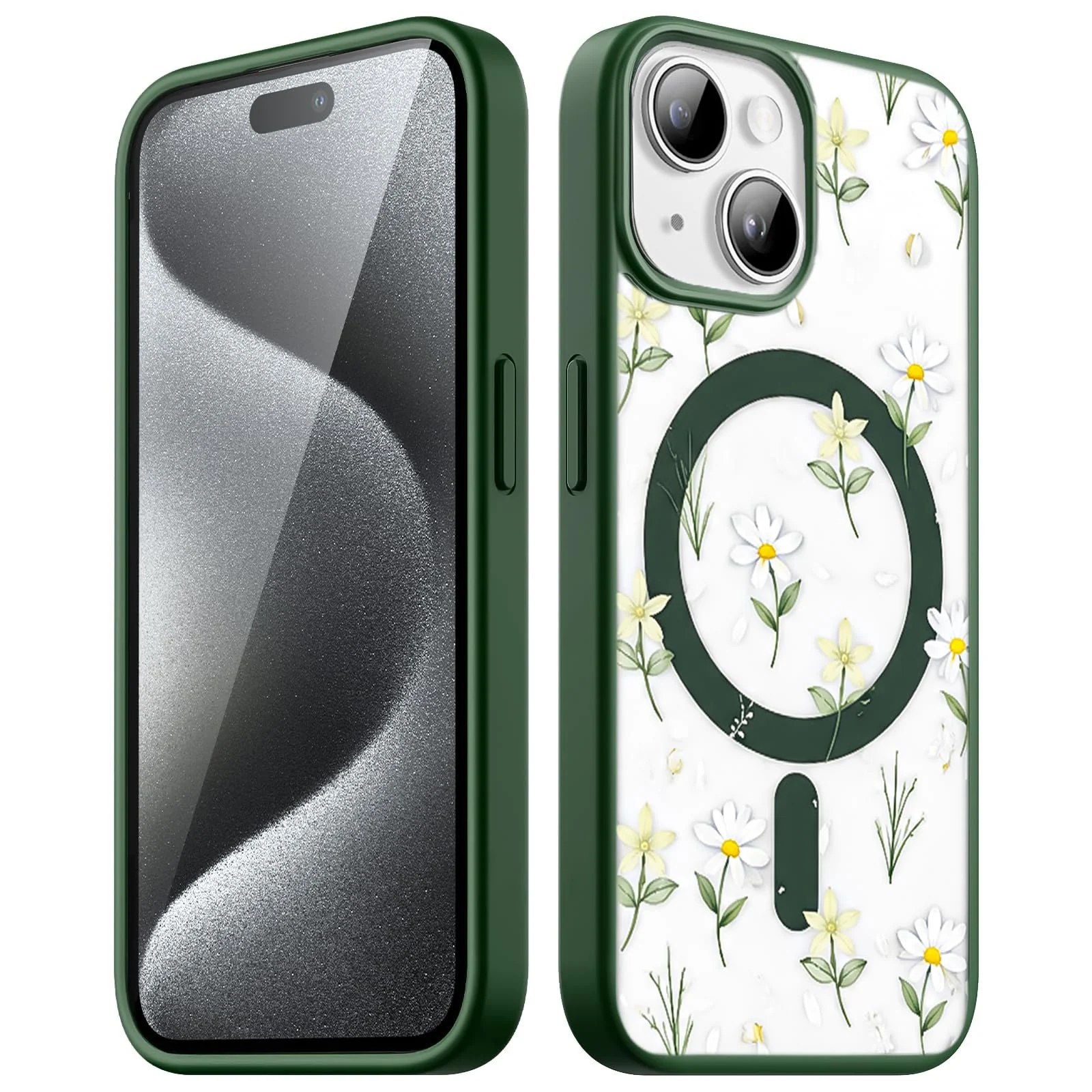 iPhone 13 / iPhone 14 6.1-Inch — DL3 MOBILAK Clear Three-Layer Protective Phone Case for Apple iPhone 13 and iPhone 14