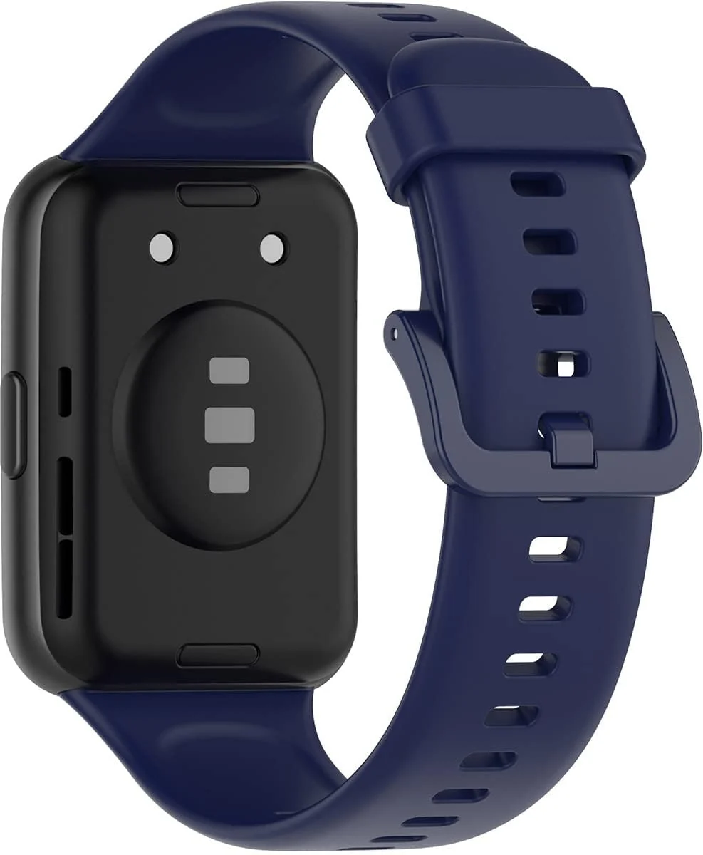 DL3 Mobilak Silicone Watch Band Compatible With Huawei Watch Fit 2 - Blue