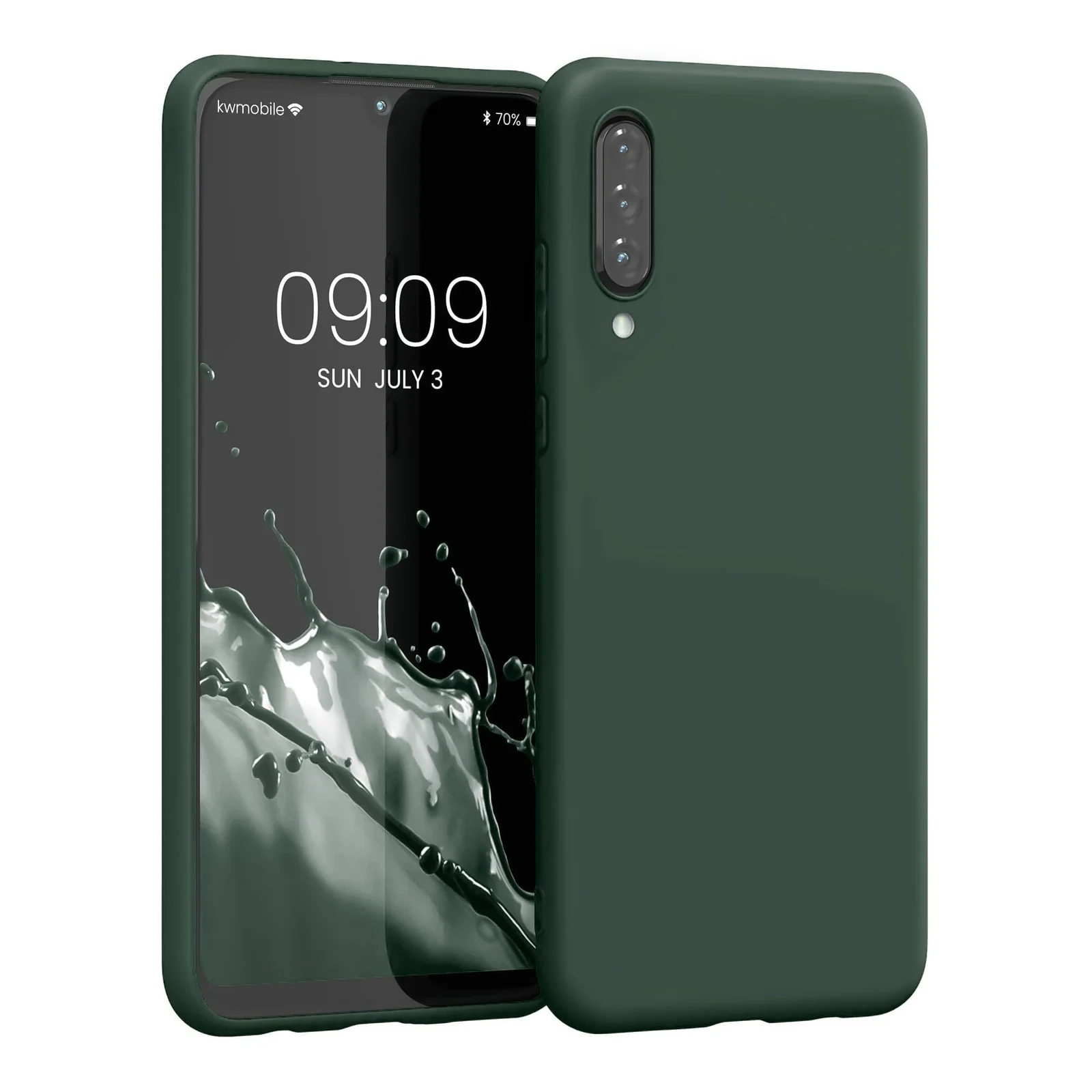 DL3 Mobilak Soft Silicone Protective Case for Huawei Y9S / Honor 9X Pro / P Smart Pro 2019 with Microfiber Lining and Shockproof Design - Green
