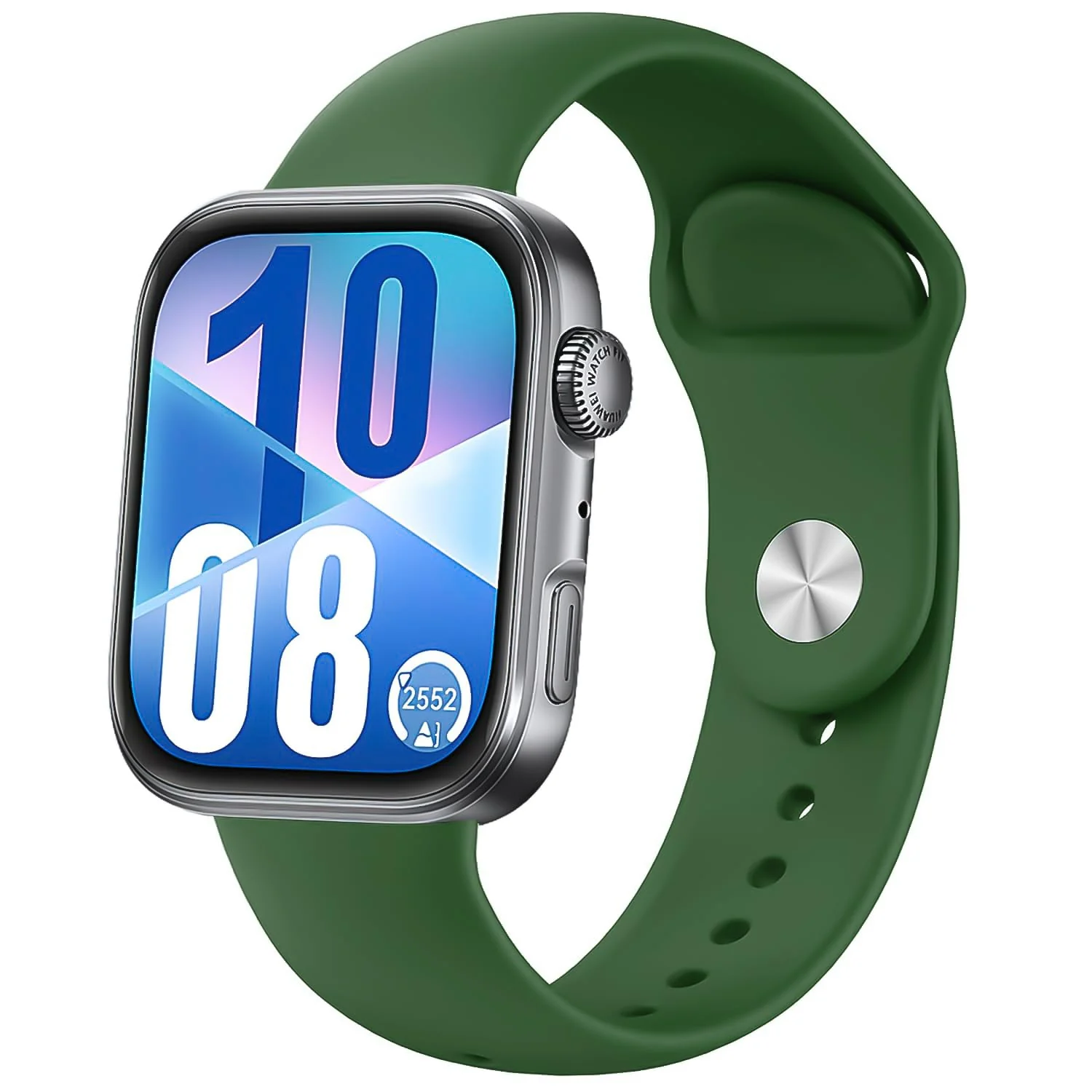 DL3 Mobilak Silicone Strap Compatible with Huawei Watch Fit 3 Strap for Men Women Breathable Soft Replacement Strap Adjustable Waterproof Sports Straps - Green