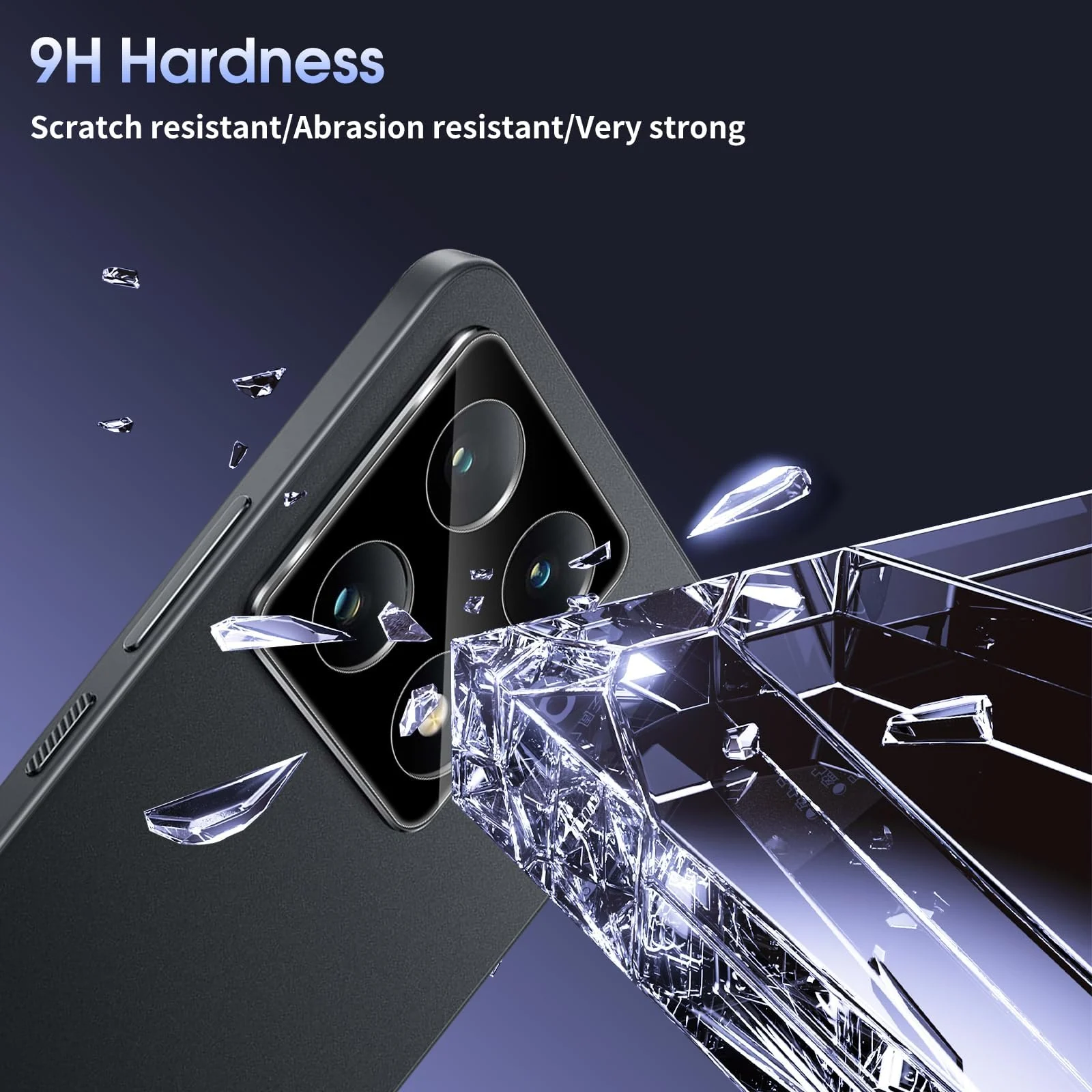 DL3 Mobilak Xiaomi 14T Camera Lens Protector Tempered Glass Screen Protector HD [Full Coverage][Anti-Scratch] Drop Protection Ultra Clear/Thin Lens Case - Black
