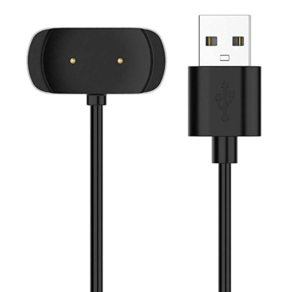 DL3 Mobilak Charger Cable for Amazfit GTS 4 Mini, GTS 2 Mini, GTS 2, GTS 2e, GTR 2, GTR 2e, T-Rex Pro, Bip 3, Bip U, Zepp E/Z, USB Charging Cable Dock Cord 1M - Black