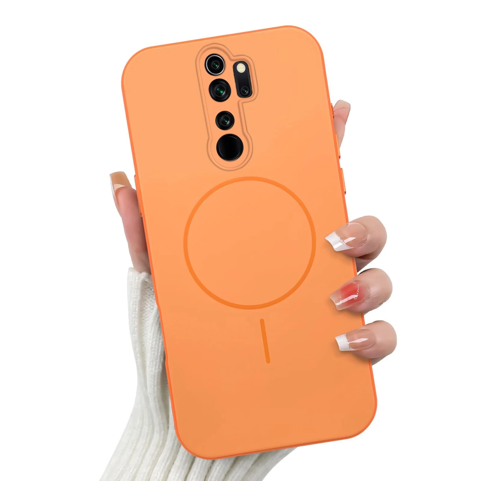 Xiaomi Redmi Note 8 Pro — DL3 Mobilak Case For Xiaomi Redmi Note 8 Pro Slim Design [Not Compatible with MagSafe] Soft Silicone Case Flexible TPU Anti-Scratch Protective Cover with Full Camera Protection