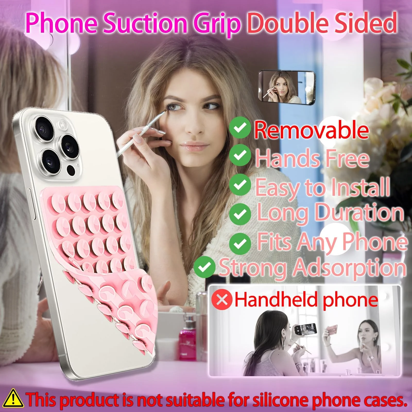 DL3 Mobilak Soft Silicone Protective Case for Cell Phone - Purple