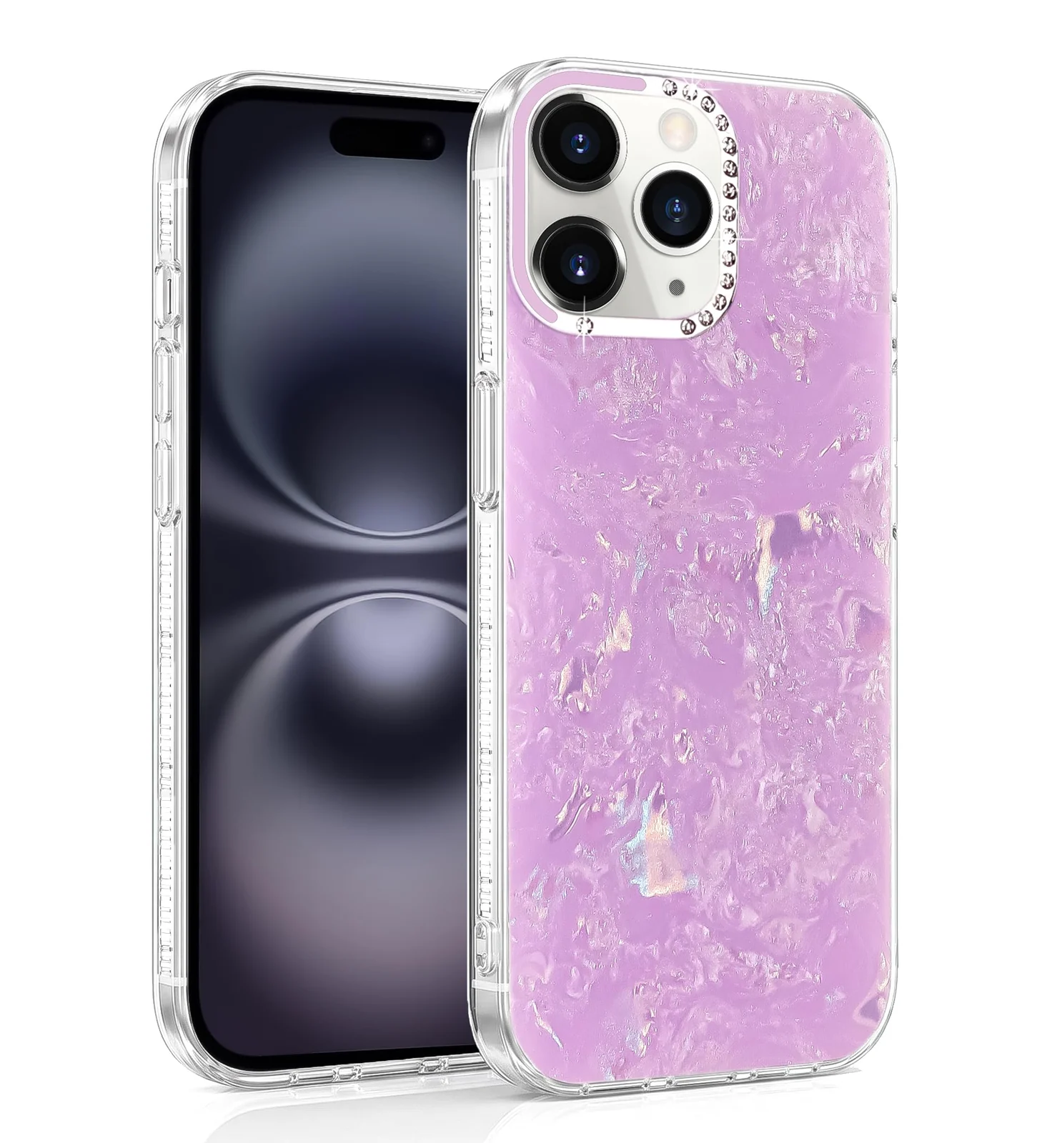 DL3 Mobilak Glitter Rhinestone Protective Case for iPhone 11 Pro with Shockproof Design