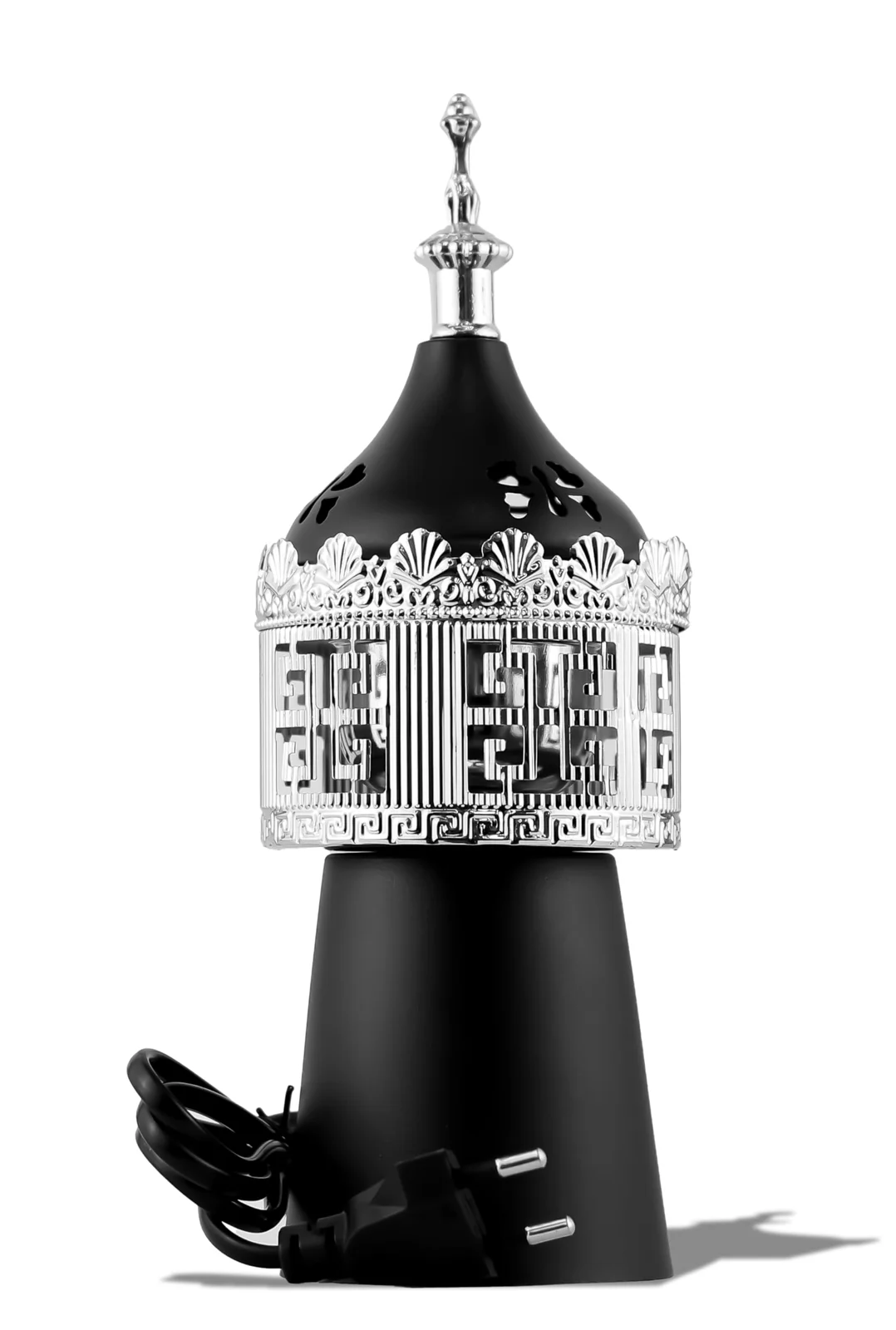 Mobigon Arabian Electric Incense Burners metal Vintage Arabic Burner, Middle Eastern Incense Holder- Electric Incense Burner Bakhoor Suitable For Arabian Oud, Home, Hotel Decor - Style 35