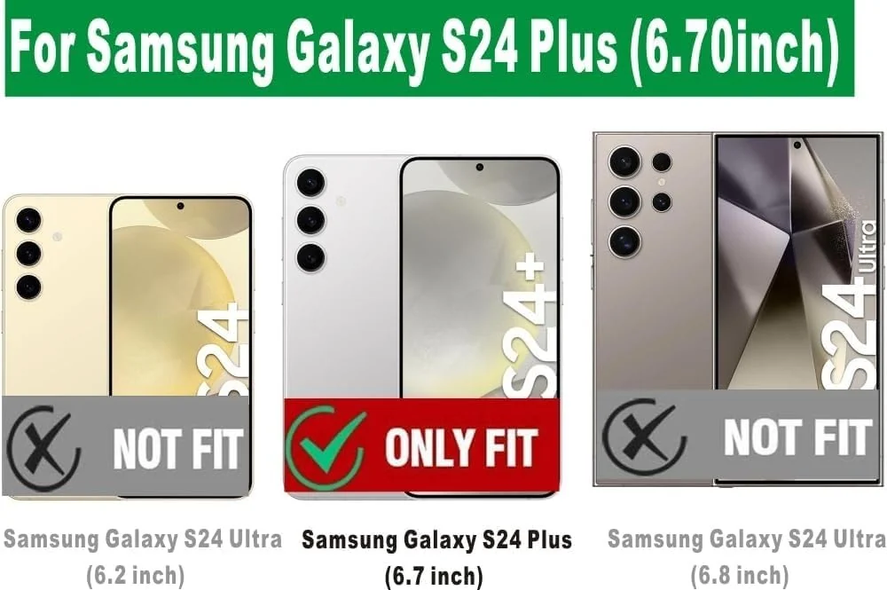 DL3 Mobilak Clear Protective Case for Samsung Galaxy S24 PLUS - Clear