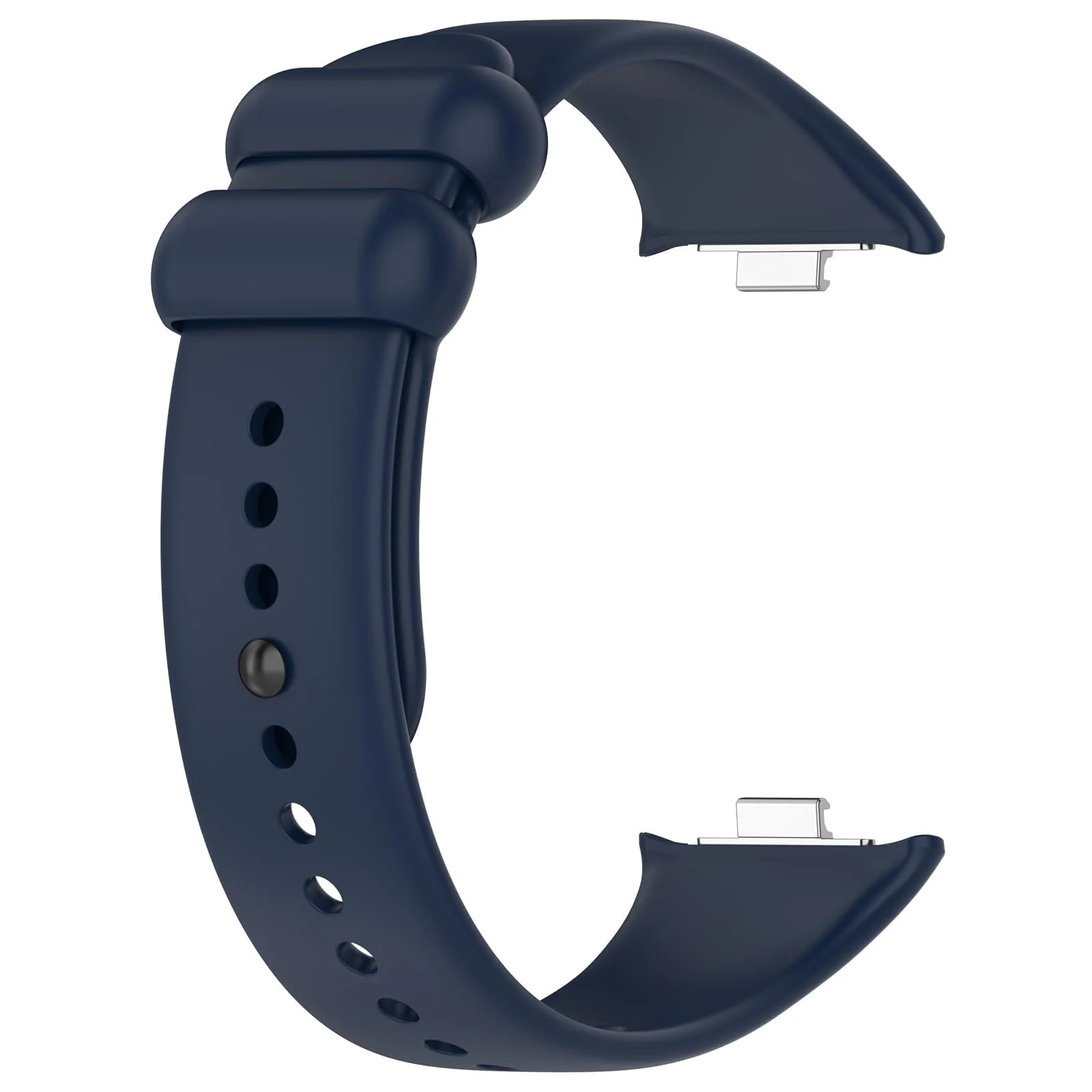 DL3 Mobilak Sport Strap Compatible with Xiaomi Redmi Watch 4/ Xiaomi Band 8 pro, Soft Silicone Sports Wristband for Men Women, Double Ring Adjustable Replacement (Midnight) - Midnight blue