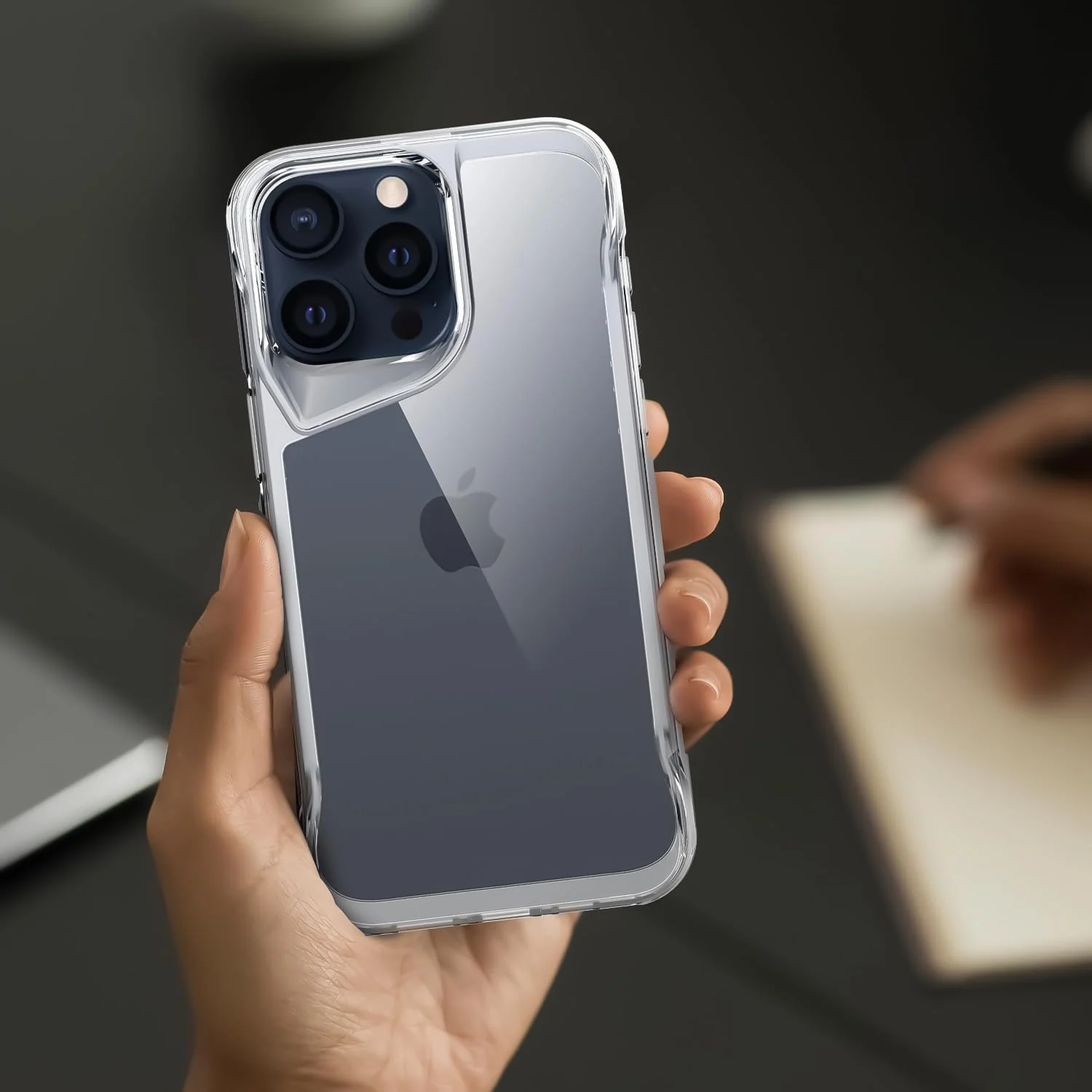DL3 Mobilak Clear Protective Case for iPhone 12, iPhone 12 Pro - Clear