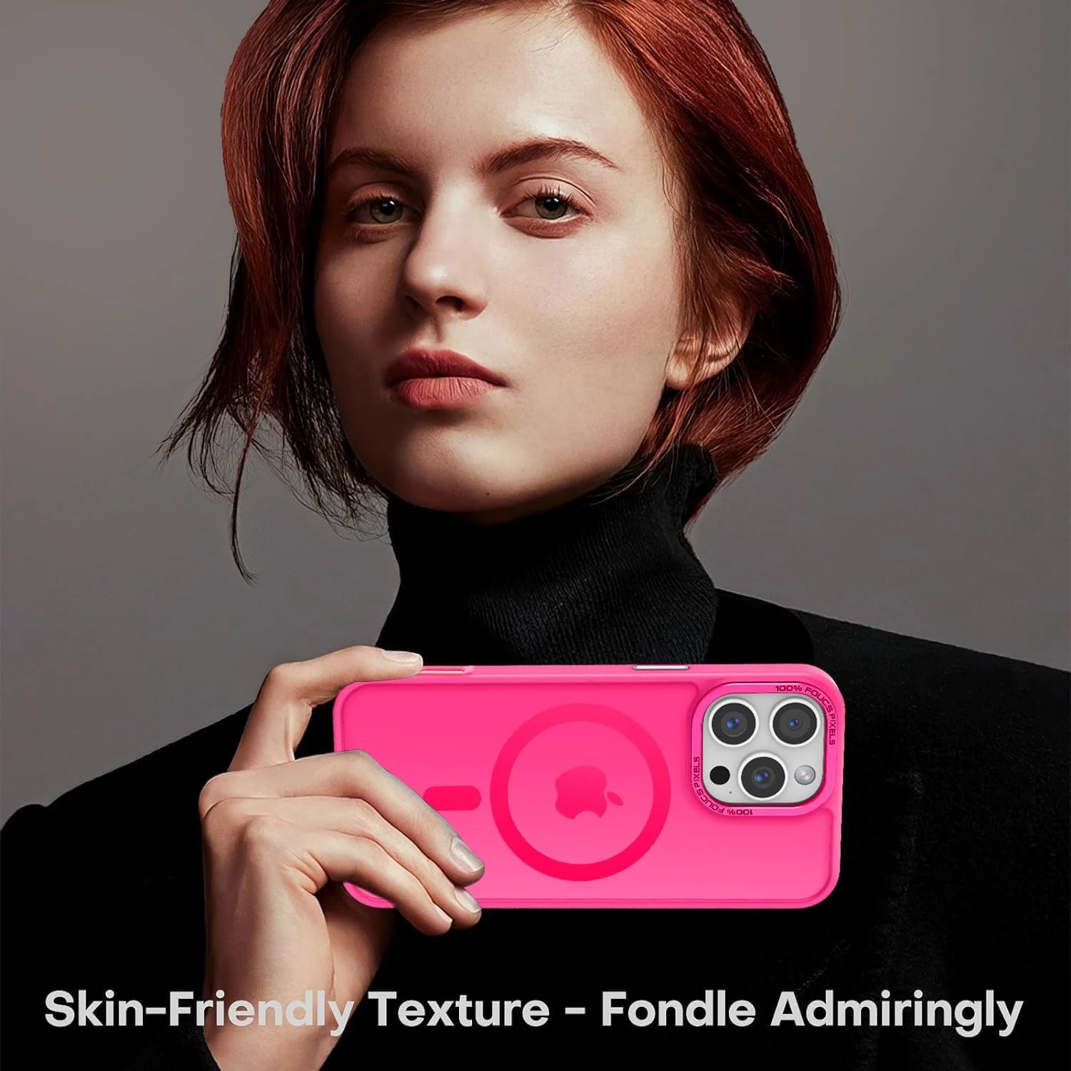DL3 MOBILAK Protective Phone Case for Apple iPhone 16 Pro Max - Hot Pink