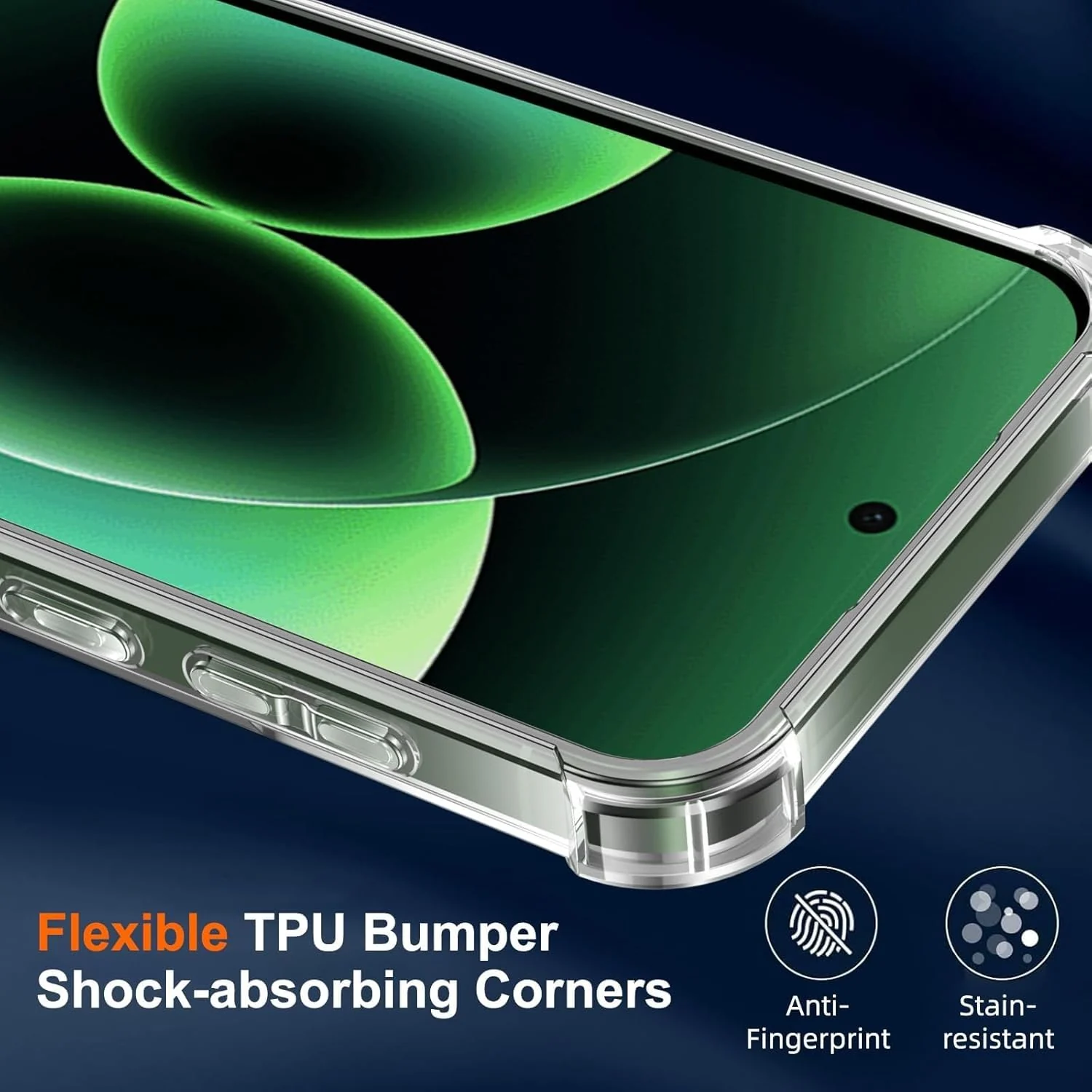 DL3 Mobilak Clear TPU Protective Case for Xiaomi 17 Pro with Camera Protection and Shockproof Design - Clear