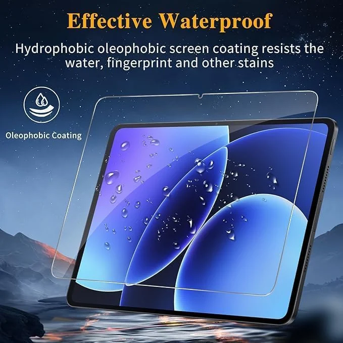 DL3 Mobilak Screen Protector For Xiaomi Pad 7 / Pad 7 Pro/Xiaomi Pad 8 / Pad 8 Pro 11.2 inches Tempered Glass Film [HD Crystal ] [Easy Installation] [Scratch Resistant] [9H Hardness] - Clear