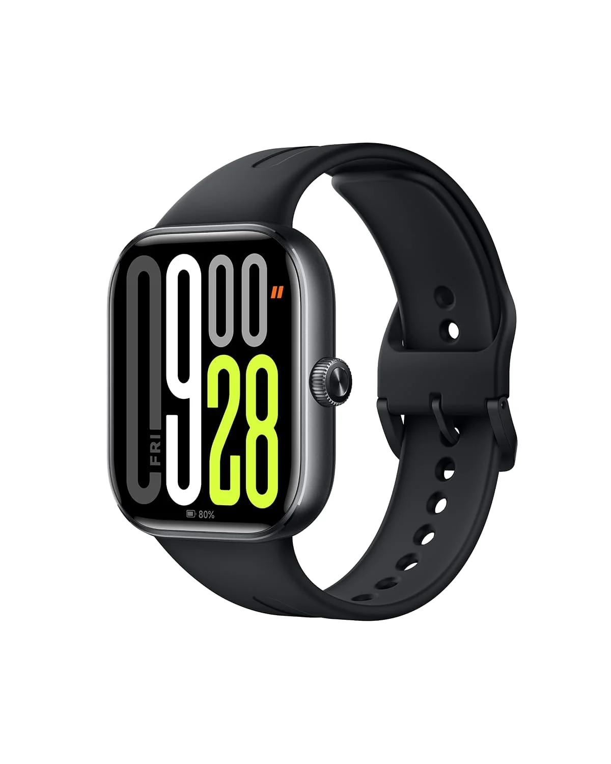DL3 Mobilak Compatible with Xiaomi Redmi Watch 6/5/4 Silicone Strap, Soft Durable Replacement Wrist Watch Strap For Xiaomi MI Band 9 Pro /8 Pro, Adjustable Sport Wristband for Men Women - Black