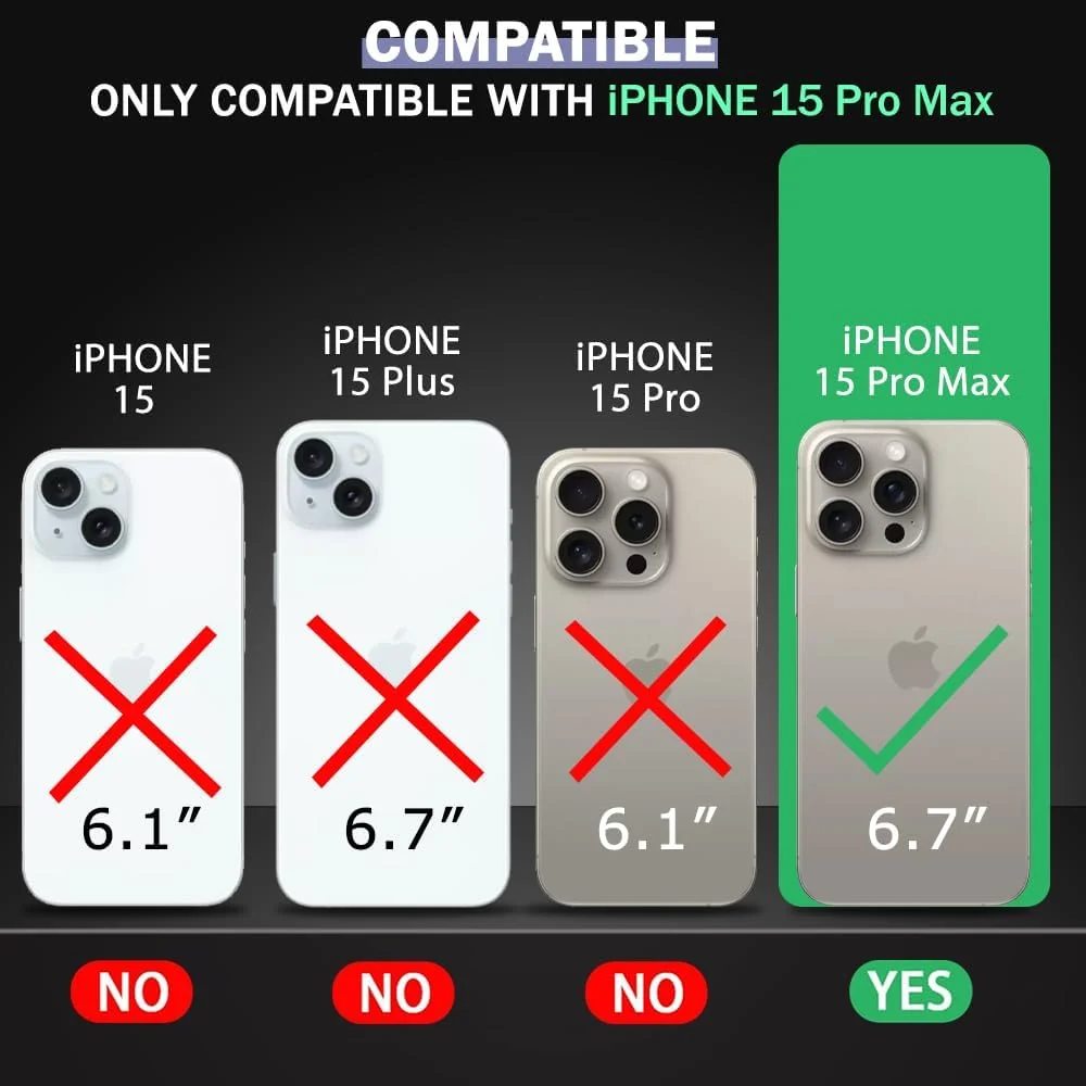 DL3 Mobilak Case Compatible with iPhone 15 pro max, Cover Silicone Transparent TPU Gorilla Anti-shock Shockproof Corners - Clear