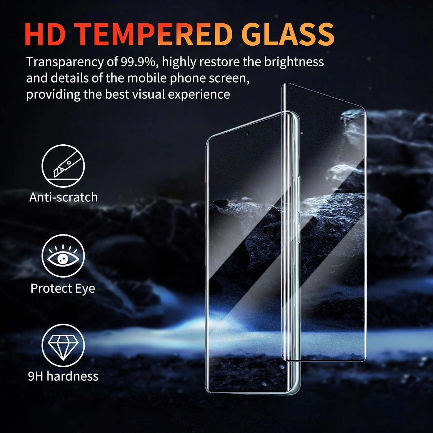 DL3 Mobilak Screen Protector for Xiaomi Note 14 Pro+ Plus 5G/Redmi Note 14 Pro 4G, Tempered Glass Screen Saver Premium HD Protective, Scratch Resistant, NO-Bubble, 9H Hardness, Full Coverage Film - Clear