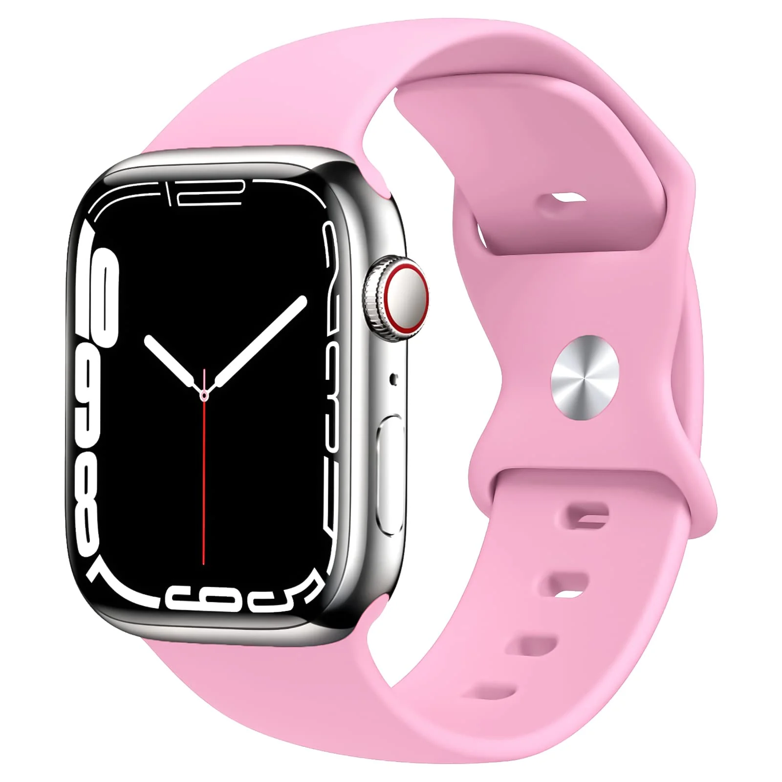 42MM/44MM/45MM/49MM — DL3 Mobilak Bands Compatible with Apple Watch Ultra 49mm 45mm 44mm 42mm 41mm 40mm 38mm, Replacement Soft Silicone Strap for iWatch Ultra/Ultra 2 Series 9/8/7/6/5/4/3/2/1 SE (42MM/44MM/45MM/49MM)