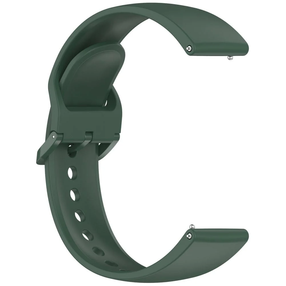 DL3 Mobilak Straps Compatible with Xiaomi Redmi Watch 5 Active/Redmi Watch 5 Lite Bracelet, 22mm Soft Silicone Replacement Band Sports Strap Wristbands [Wear-resistant] [breathable] - Green