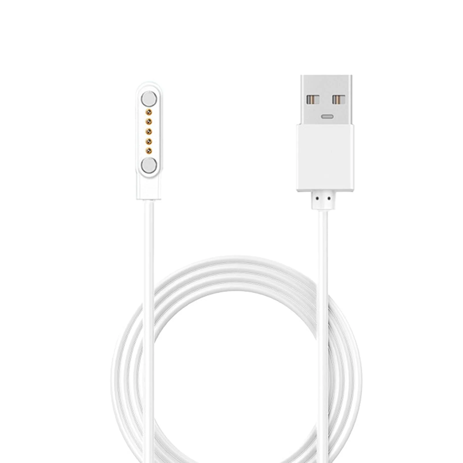 DL3 MOBILAK 5-Pin 12 mm Magnetic Smartwatch Charging Cable, 75 cm, White