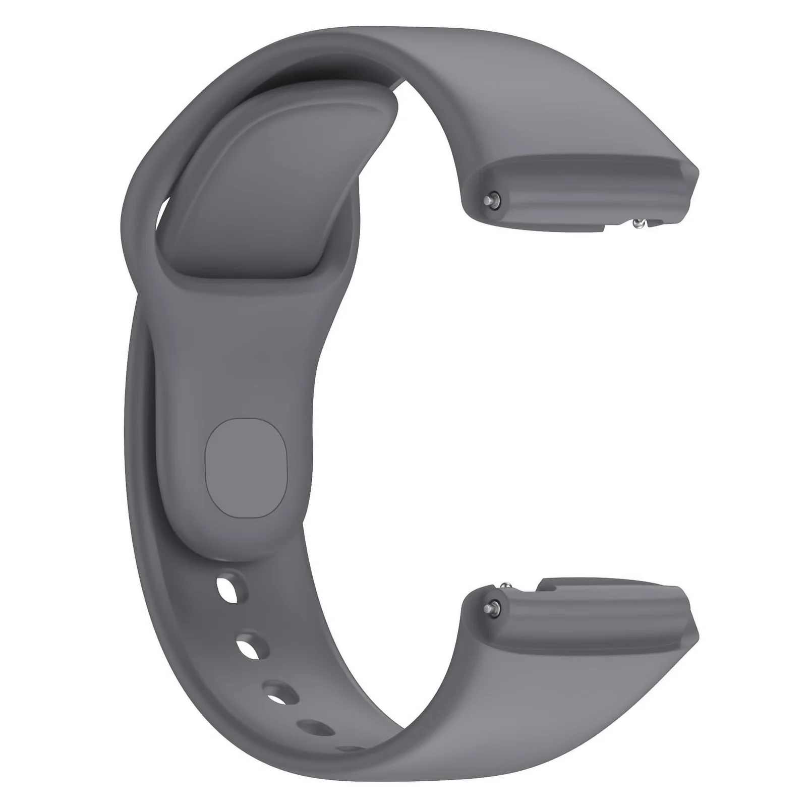 DL3 Mobilak Strap Silicone Compatible With Xiaomi Redmi Watch 3 Active/Redmi Watch 3 Lite, Sport Silicone Watch Band Wrist Strap, Bracelet Wristband Wrist Strap - Gray
