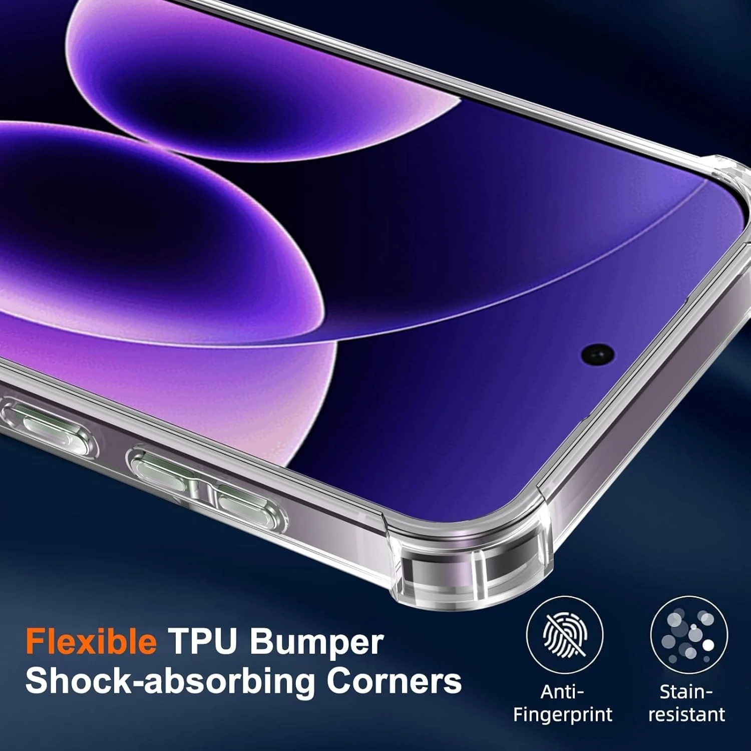 DL3 Mobilak Case Compatible with Xiaomi 17 Pro Max, Cover Silicone Transparent TPU Gorilla Anti-shock Protector Camera Shockproof Corners - Clear